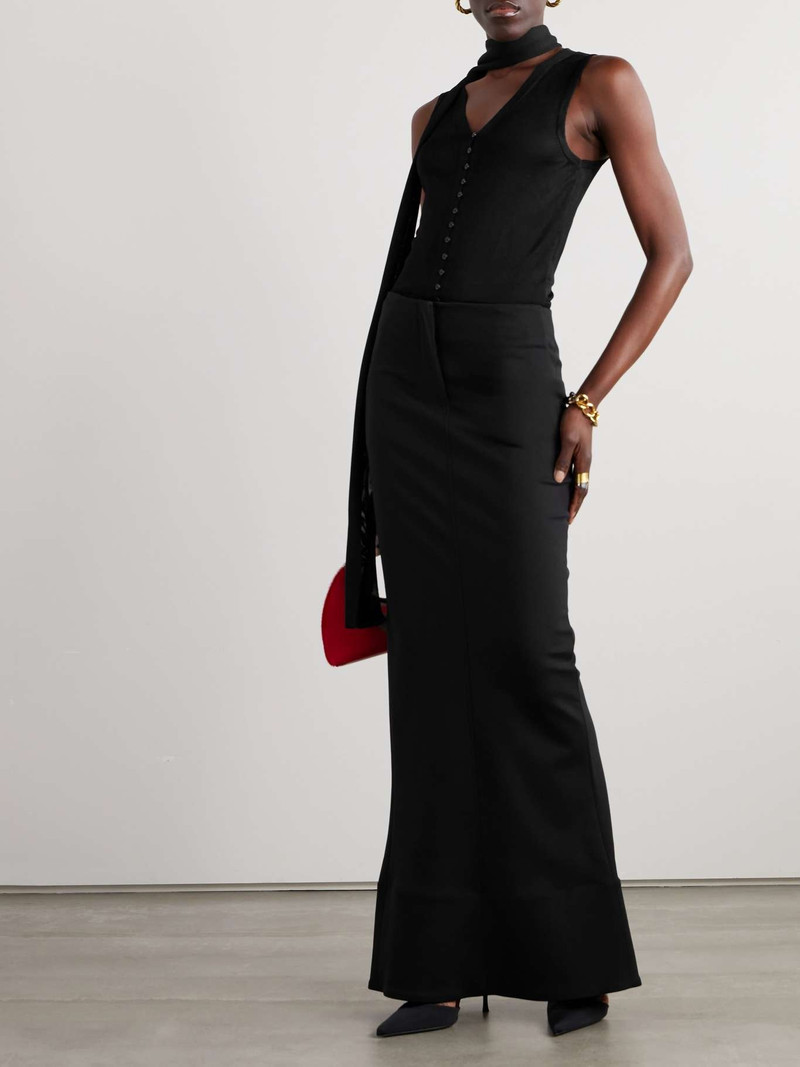 JACQUEMUS Escala jersey maxi skirt outlook