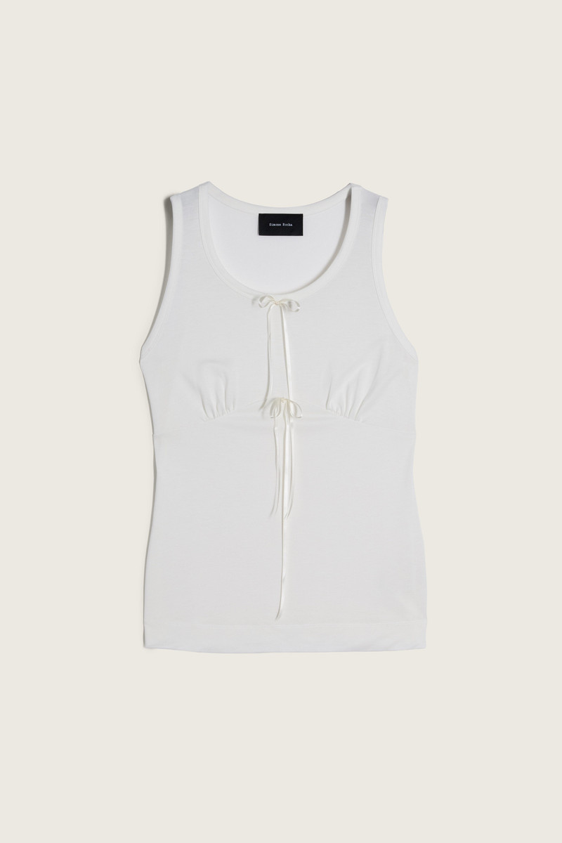 Gathered Bust Bow Tank 1