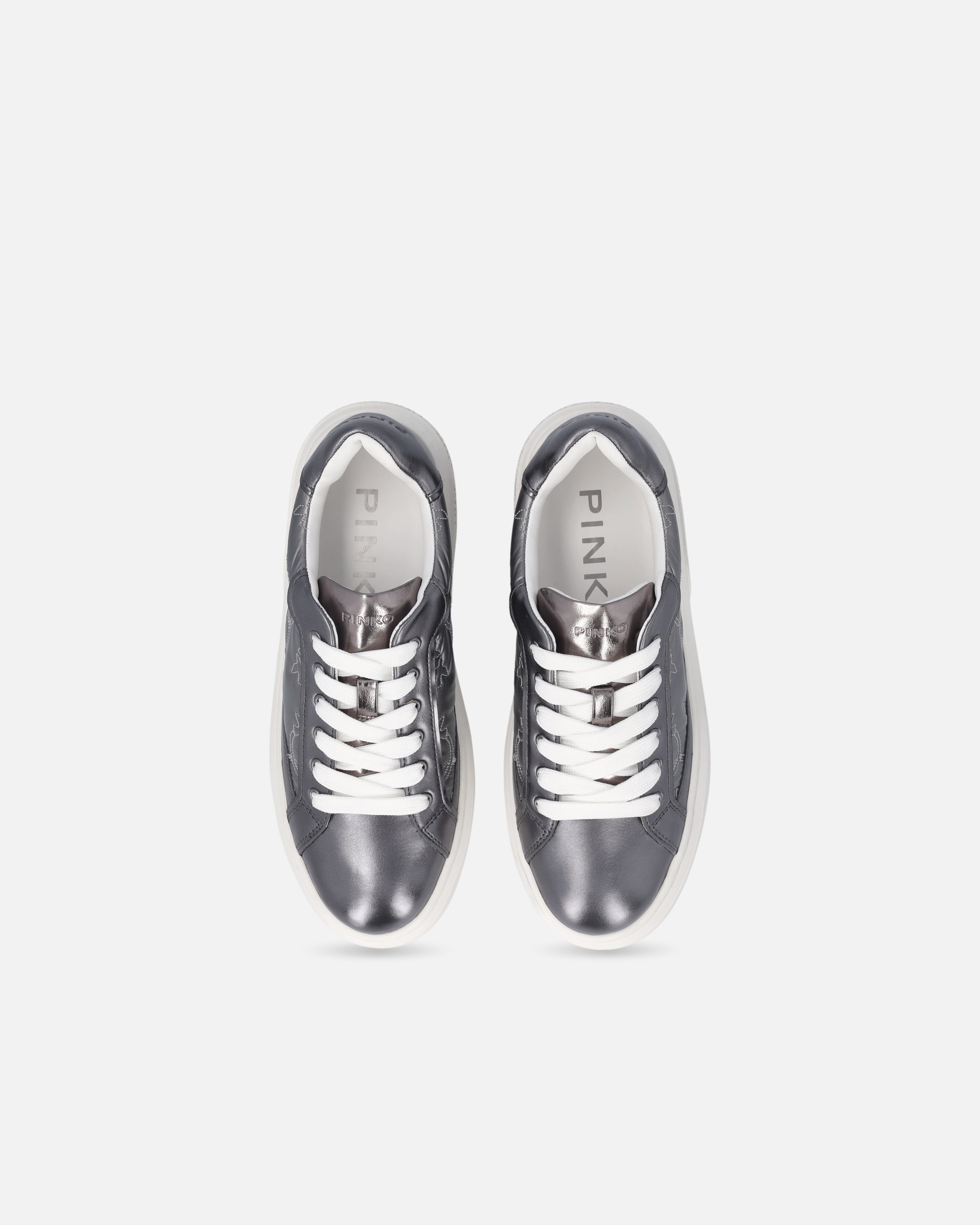 LAMINATED SHOES WITH LOVE BIRDS LOGO - 10