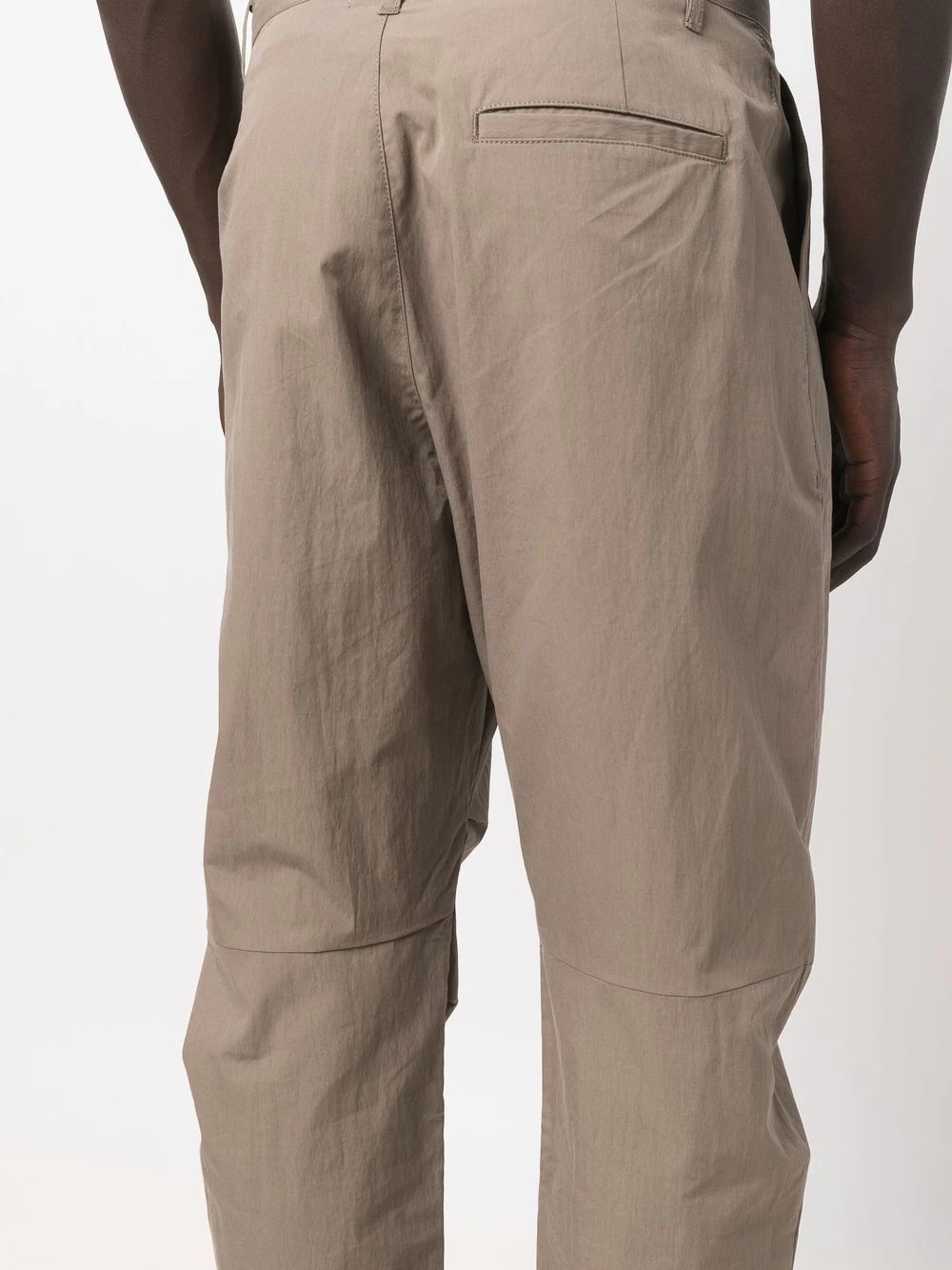 drawstring tapered-leg trousers - 5