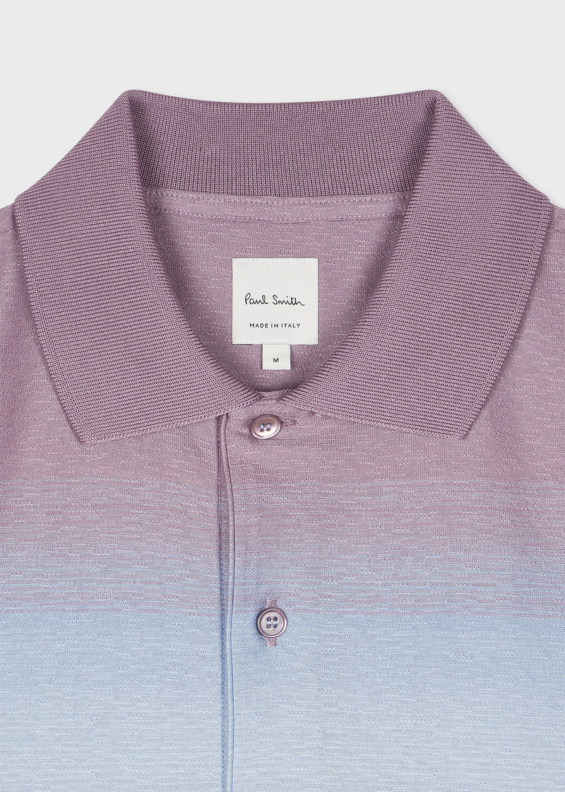 Paul Smith 'Smith Stripe' Cotton Polo Shirt outlook