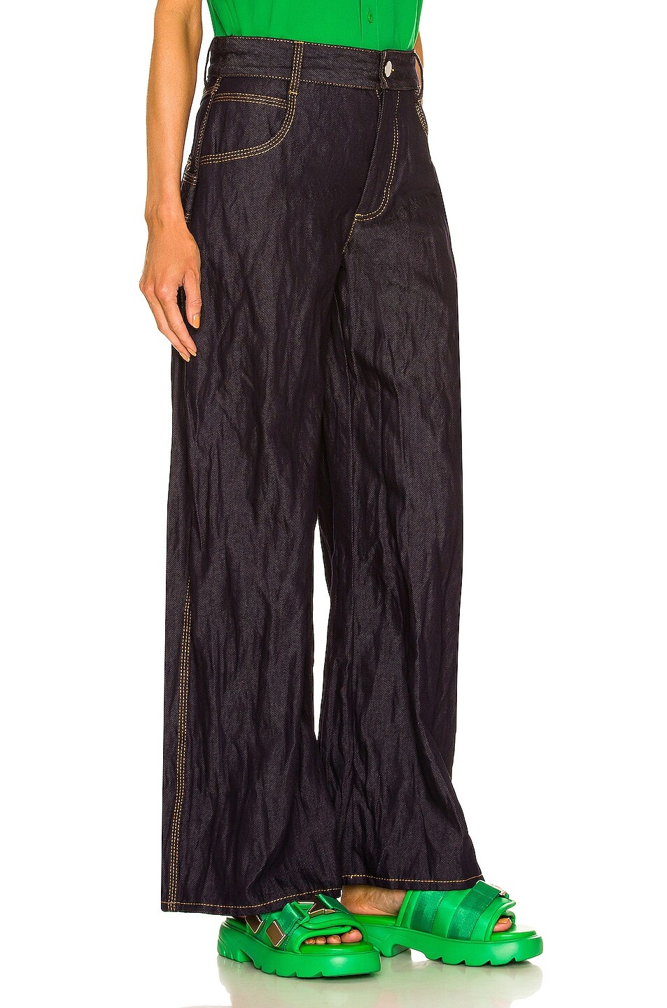 Metal Denim Twill Trouser - 2