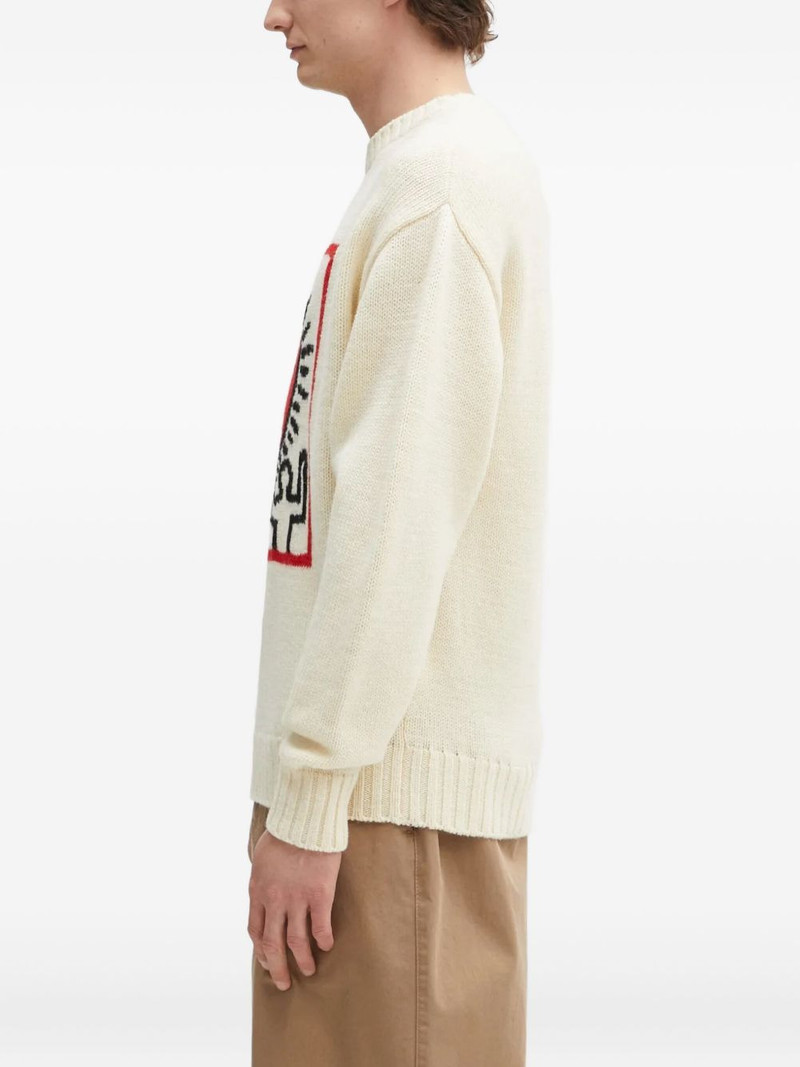 heart-motif crew-neck sweater 3
