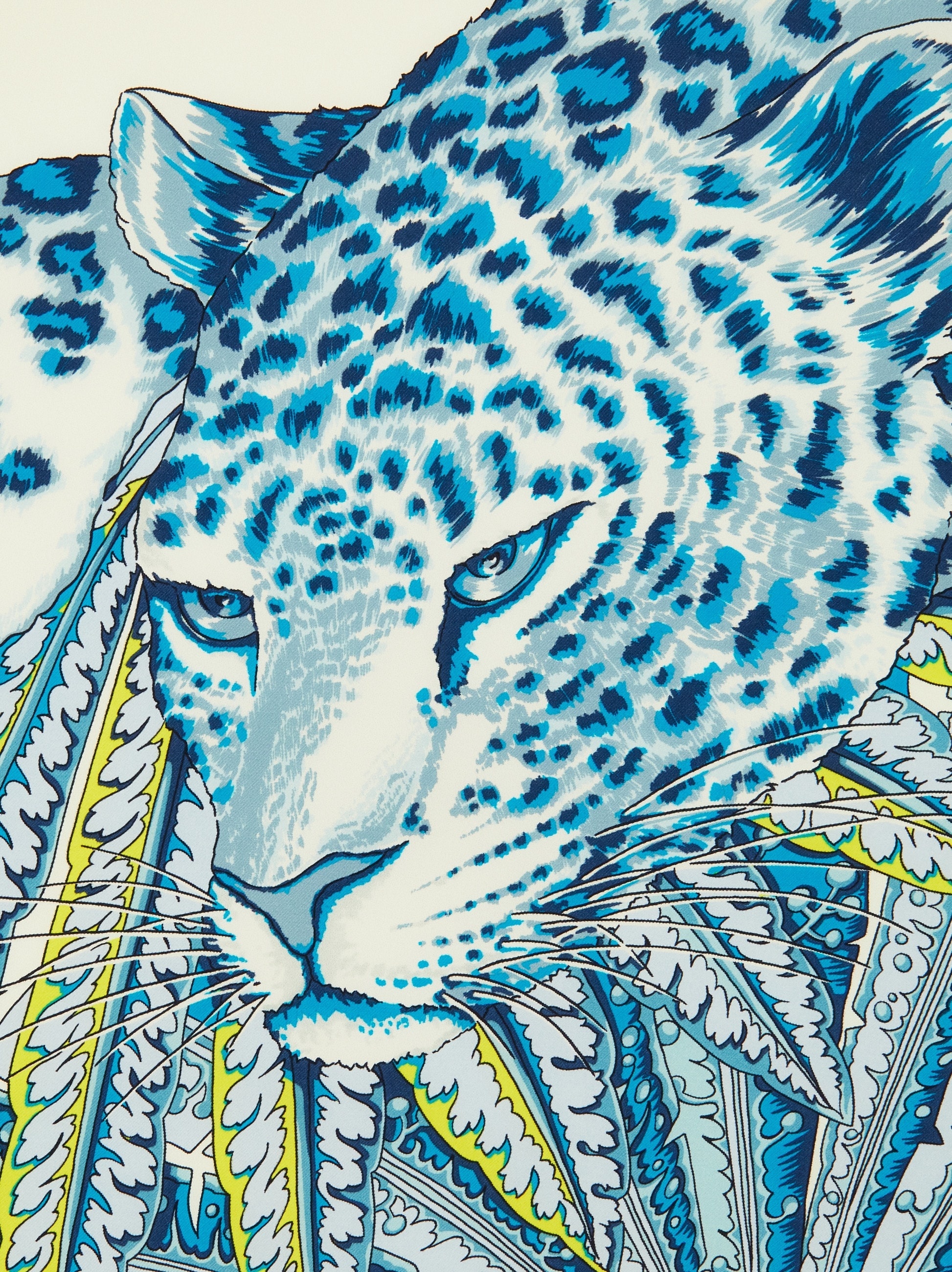 Animalier print silk foulard - 3