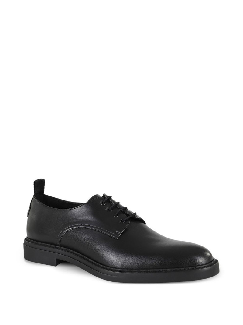 BOSS lace-up leather derby shoes outlook