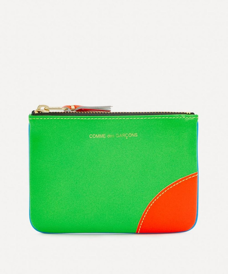 Leather Super Fluo Wallet - 1