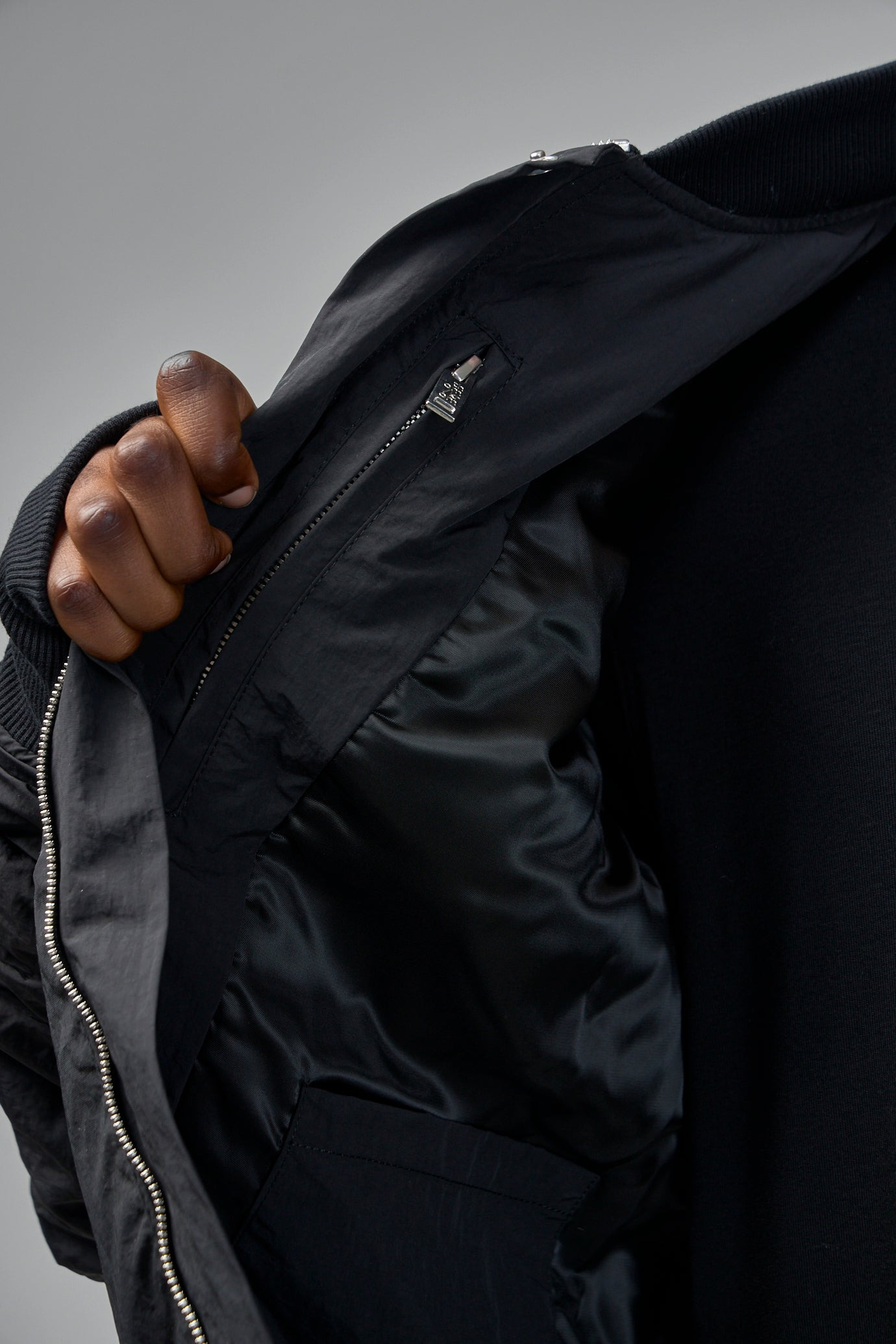 Zip-Up Bomber Jacket - 6
