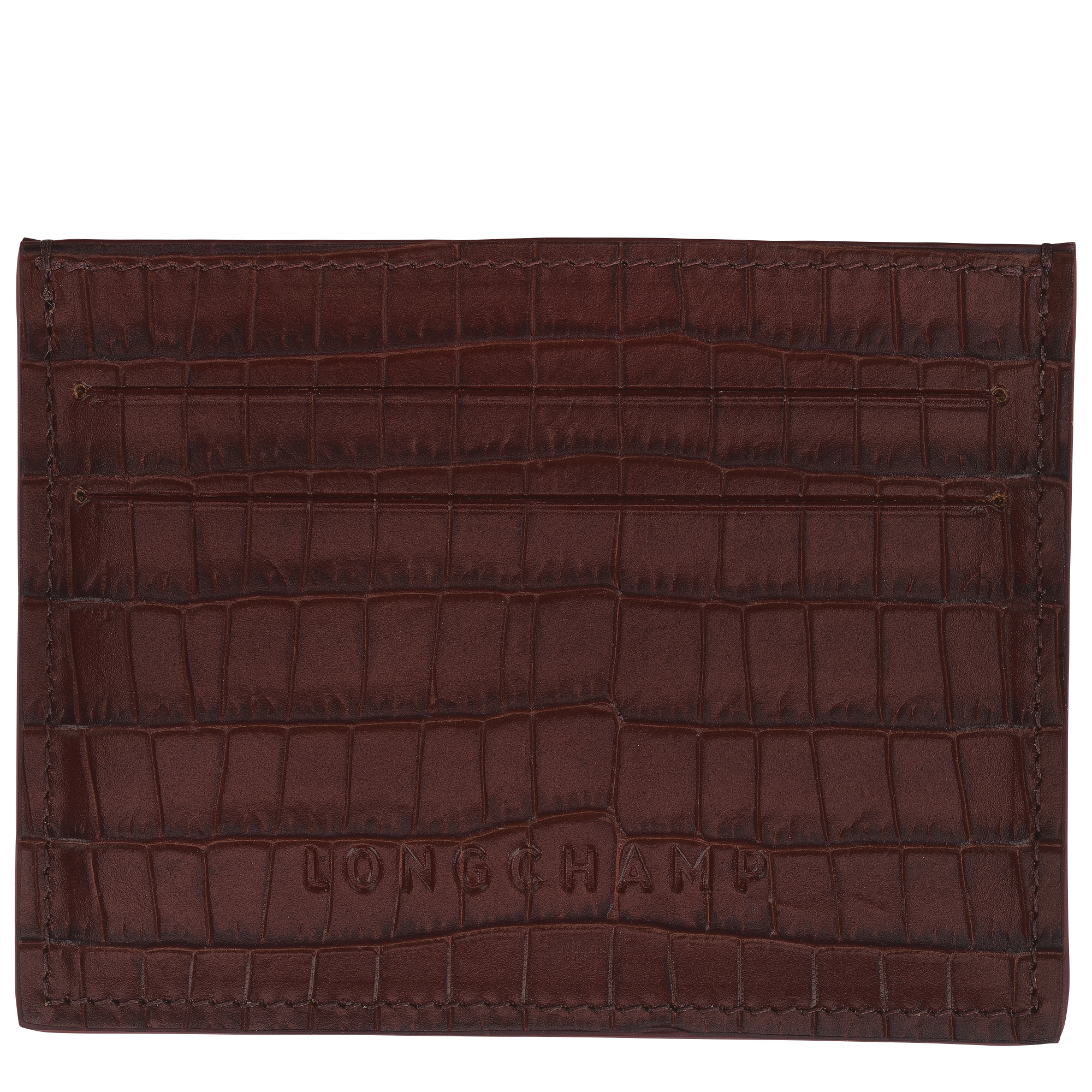 Longchamp Pocket Card holder Mocha - Leather - 1