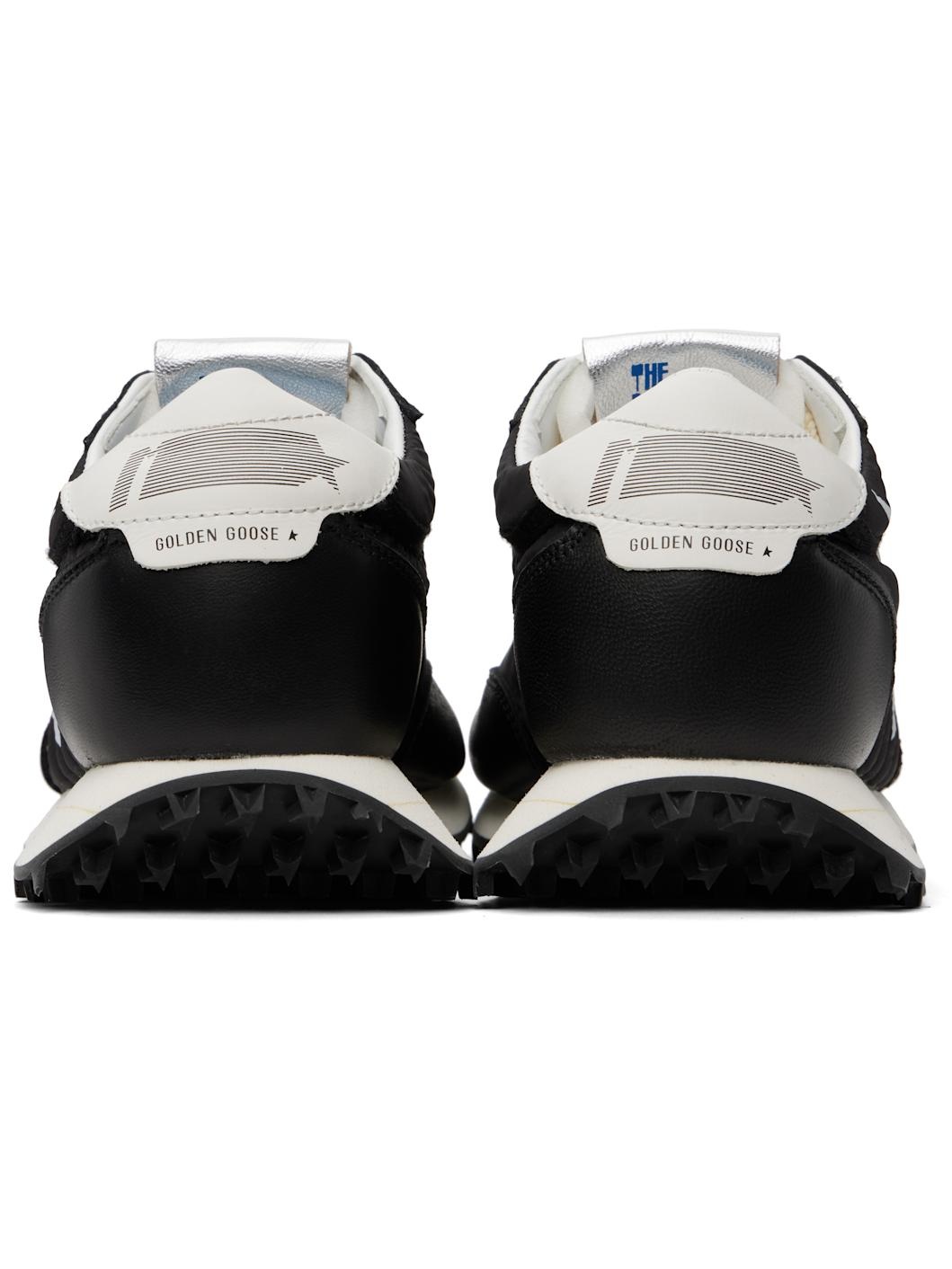 Black & White Marathon M77 Sneakers - 2