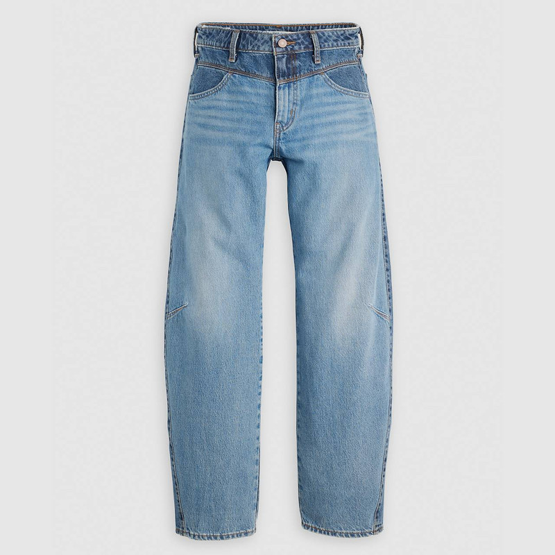 BARREL SADDLE BACK WOMEN'S JEANS 1