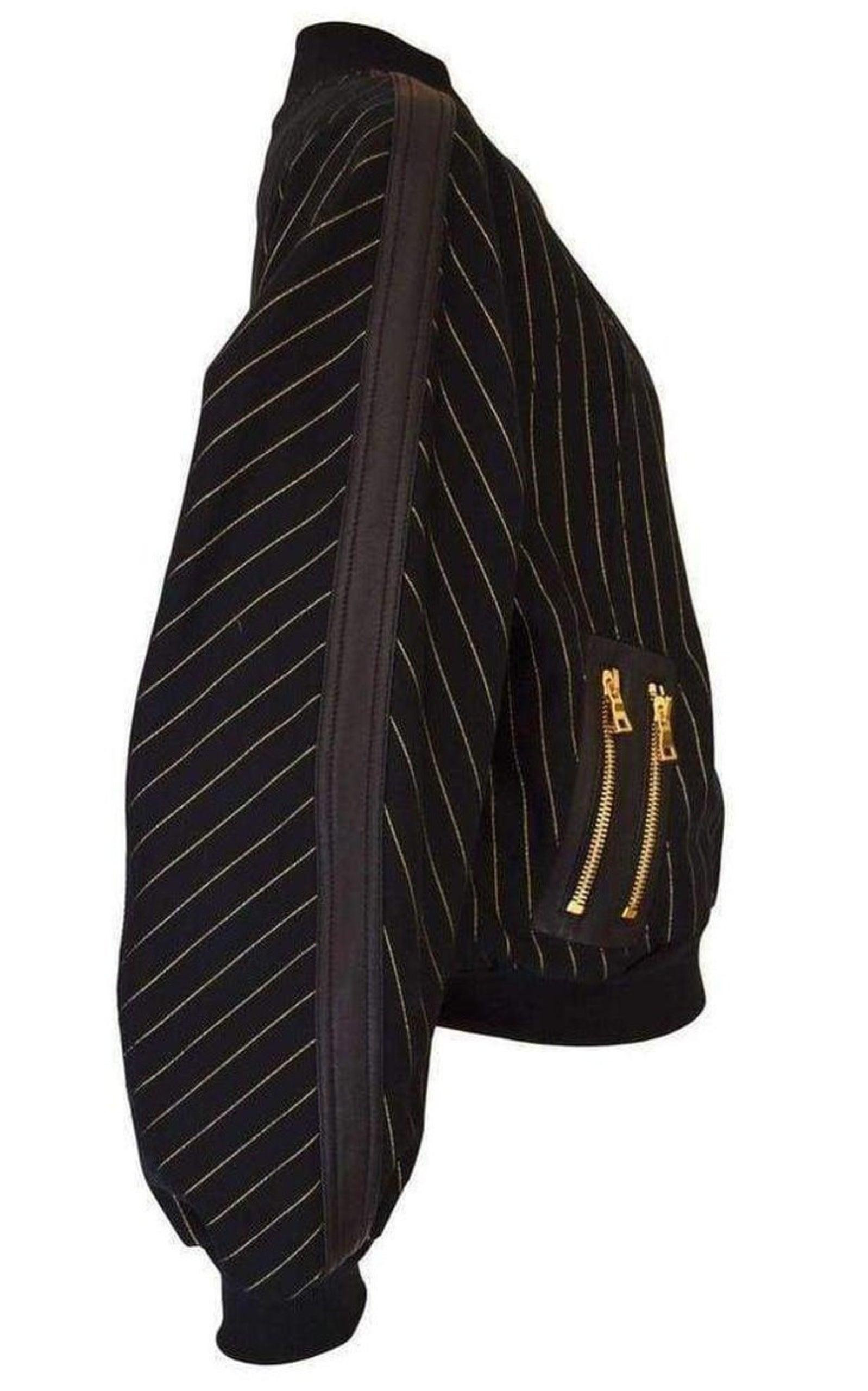 Striped Cotton Teddy Jacket - 4
