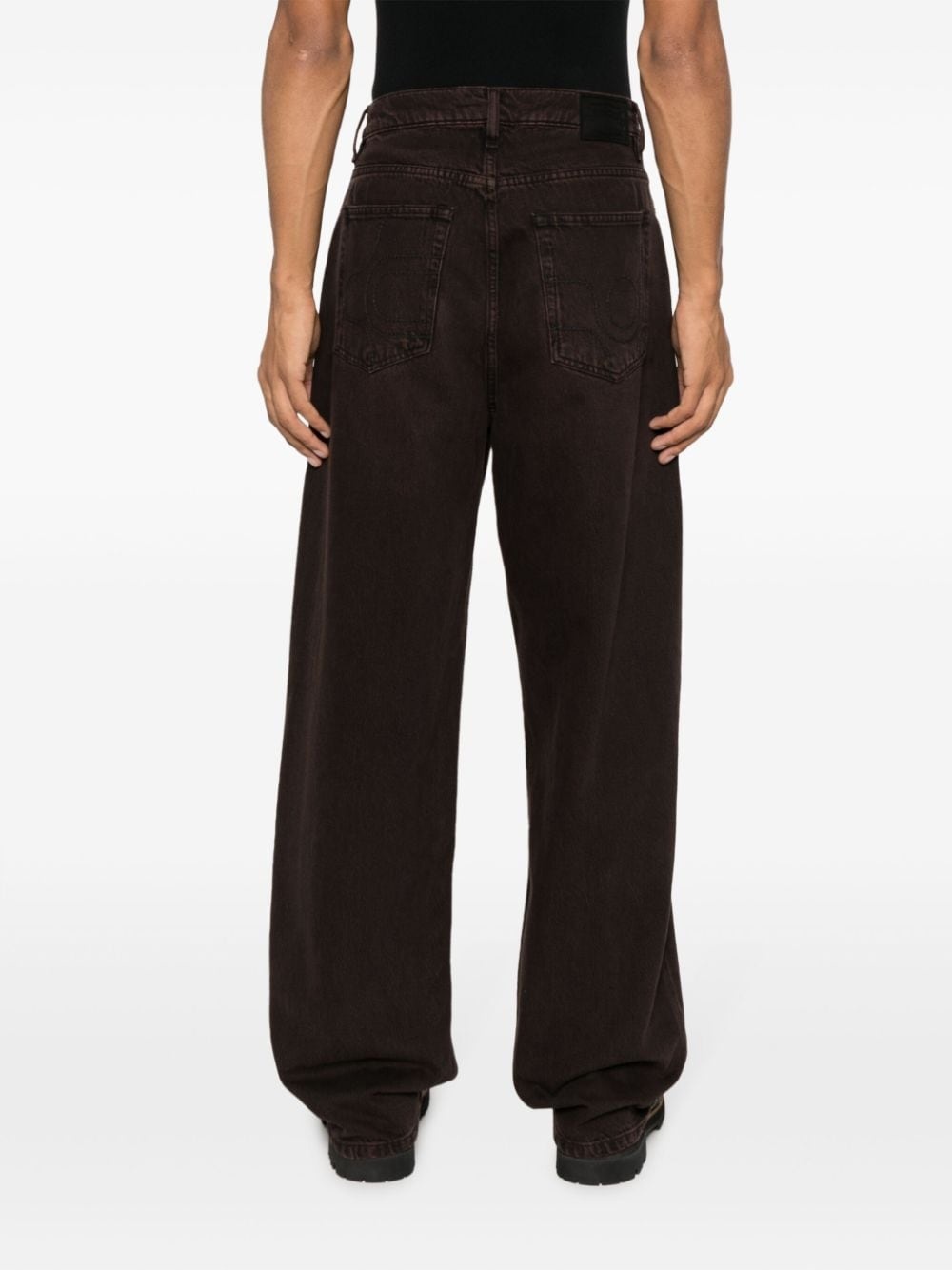 Benz high-rise straight-leg jeans - 4