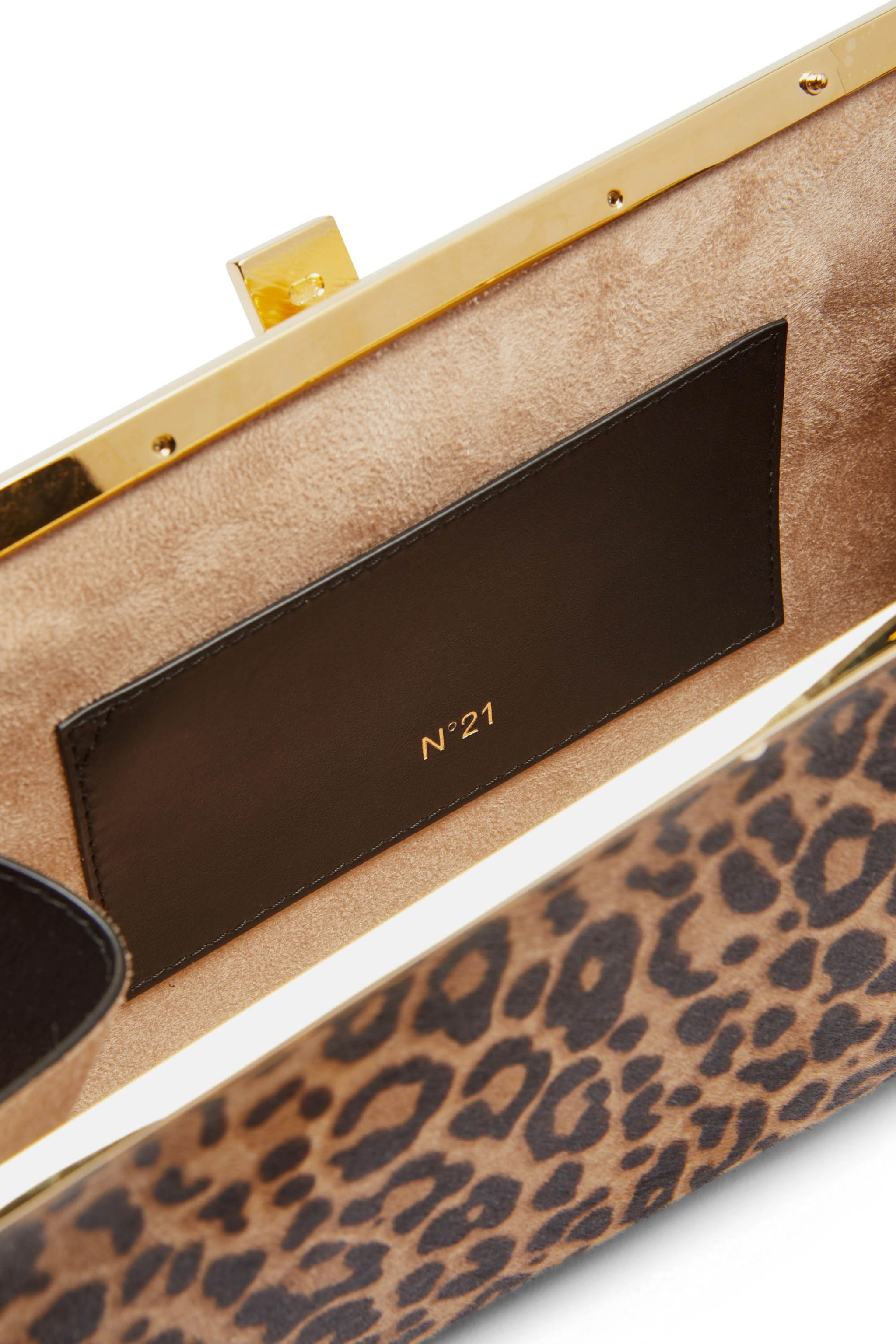 Jeanne Leopard-Print Shoulder Bag, N°21