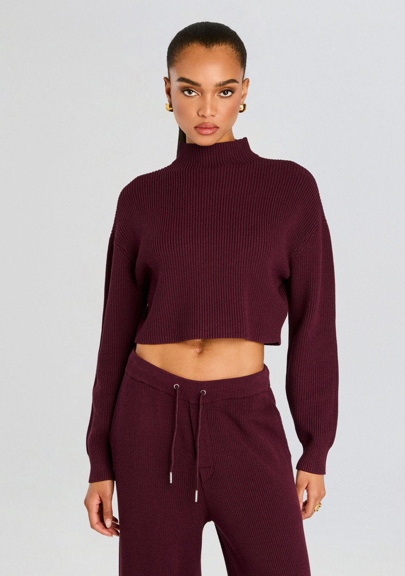 CARMEN MID CROPPED SWEATER 1