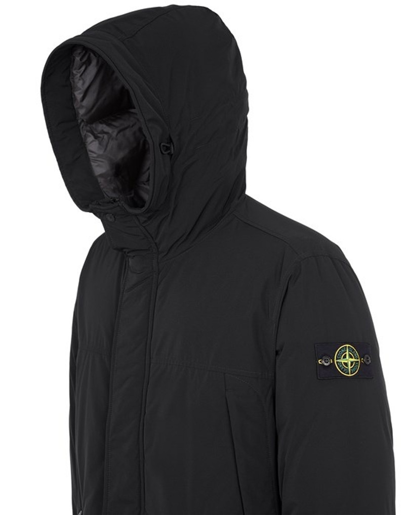 Stone Island 70826 MICRO TWILL DOWN BLACK | REVERSIBLE