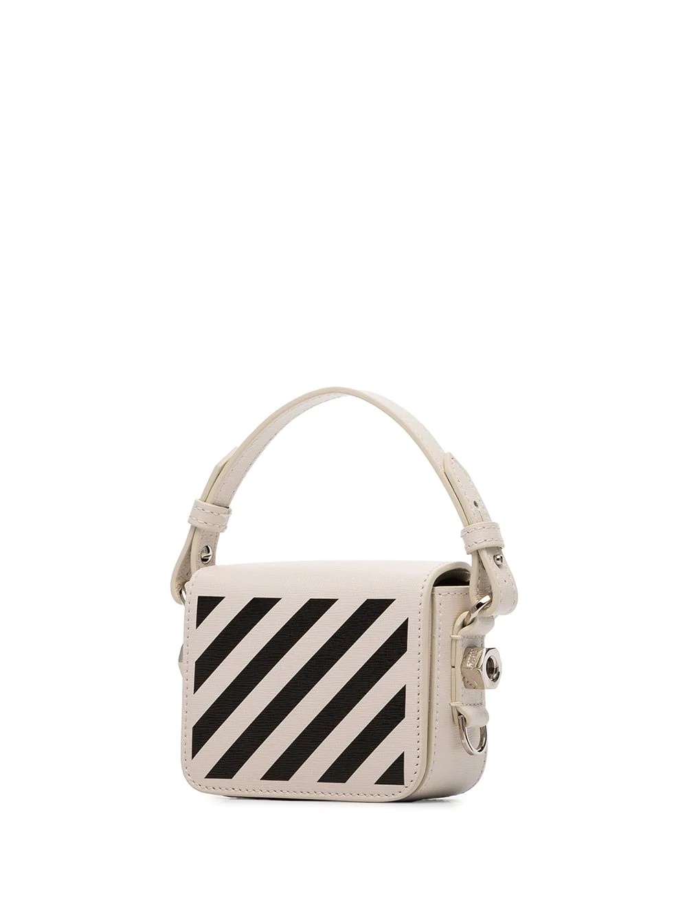 Baby Flap diagonal-stripe shoulder bag - 4