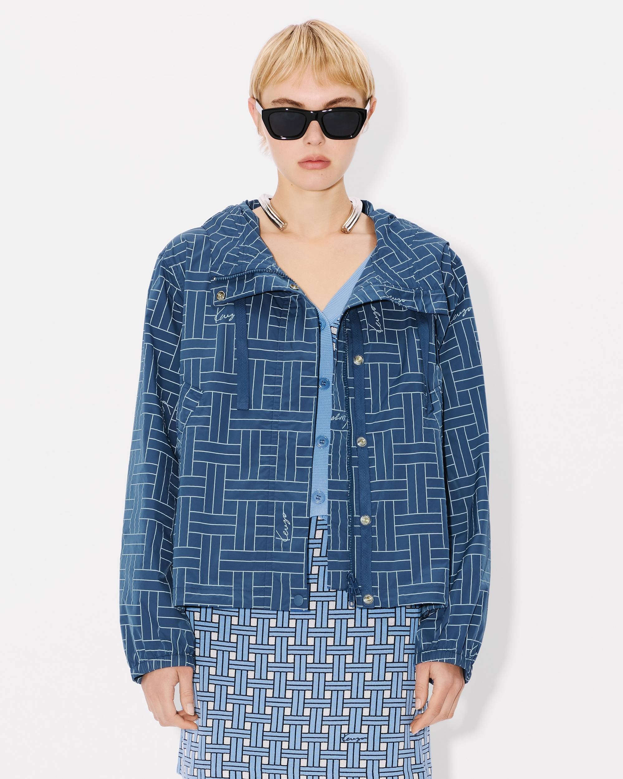'KENZO Weave' short windbreaker - 4