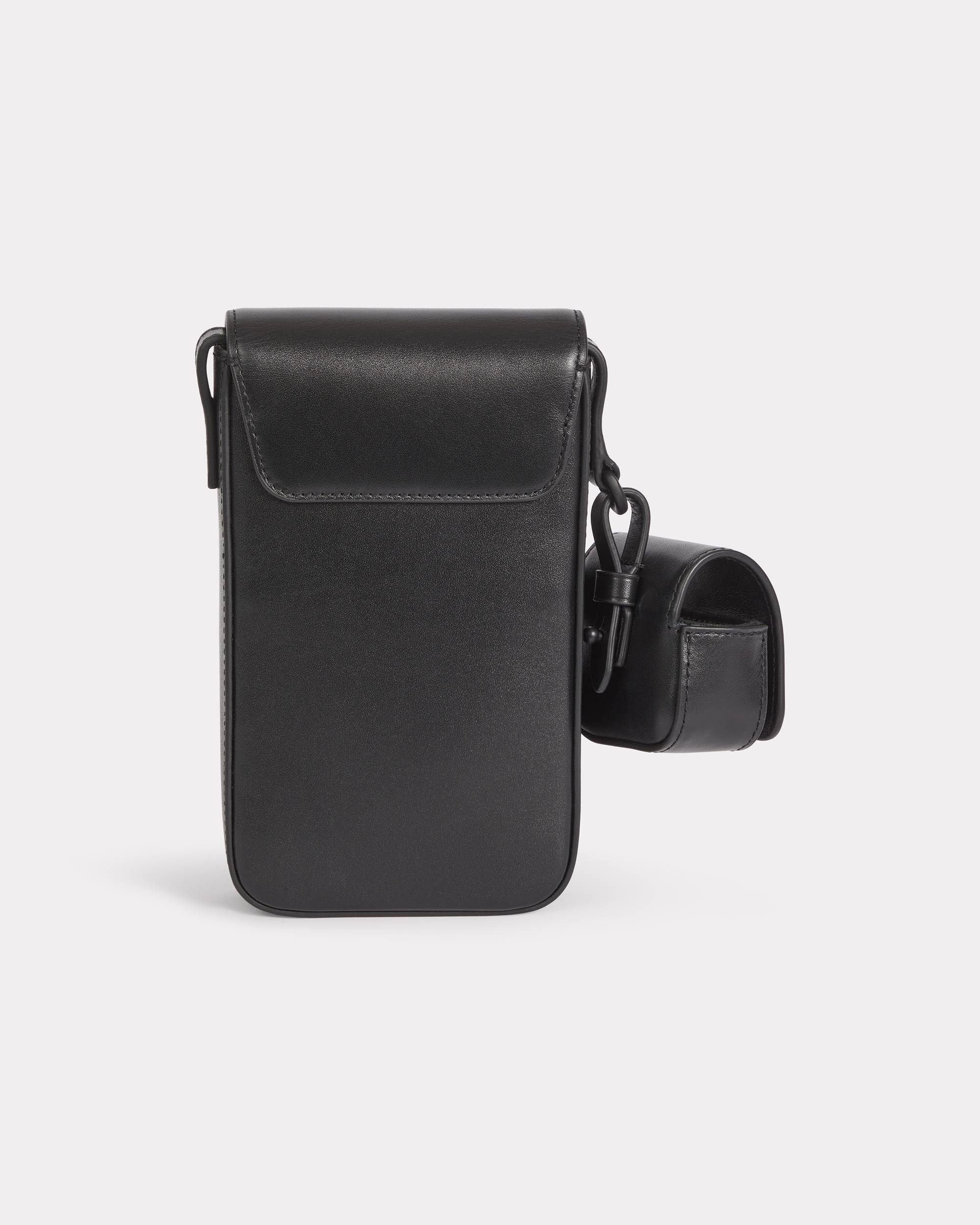 'KENZO Stamp' leather phone holder on strap - 2