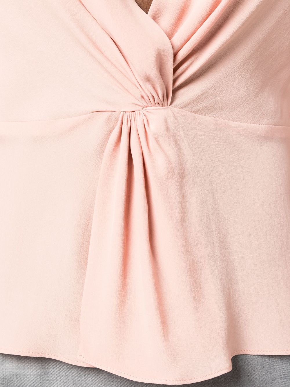 twist-detailing v-neck top - 5