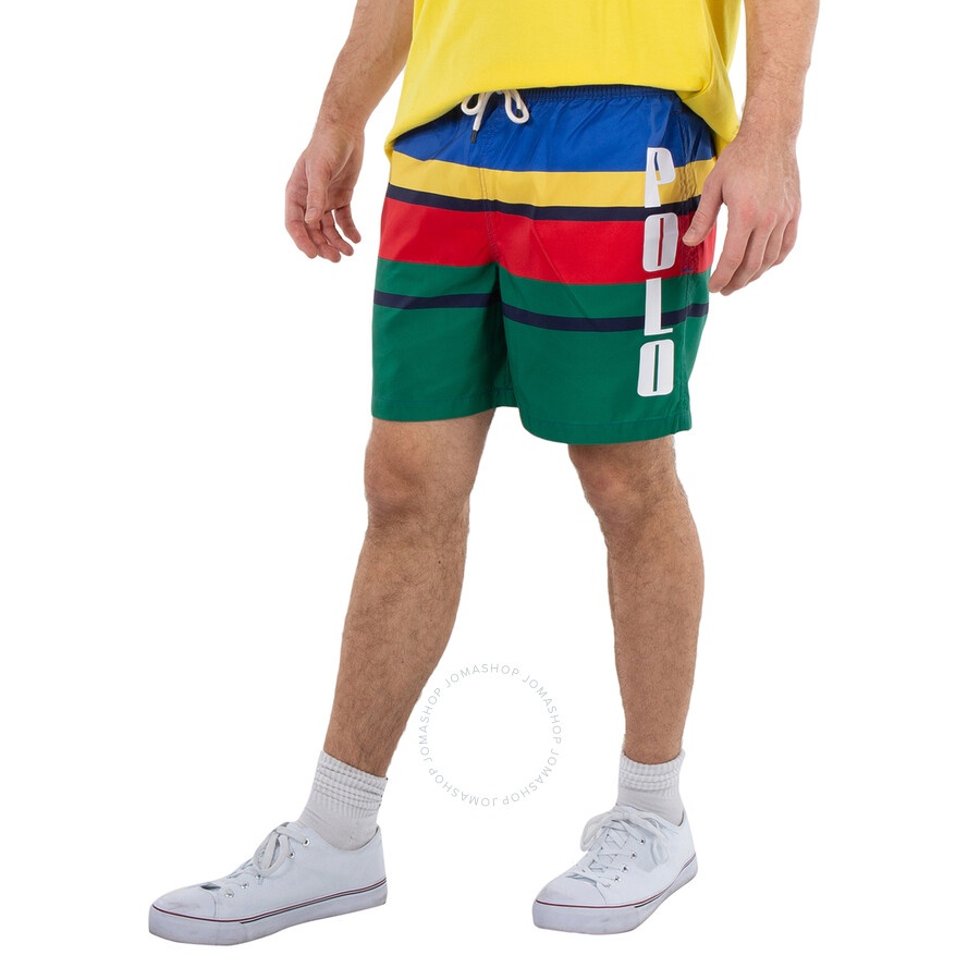 Polo Ralph Lauren - Polo Ralph Lauren Striped Traveler Swim Trunks - 3