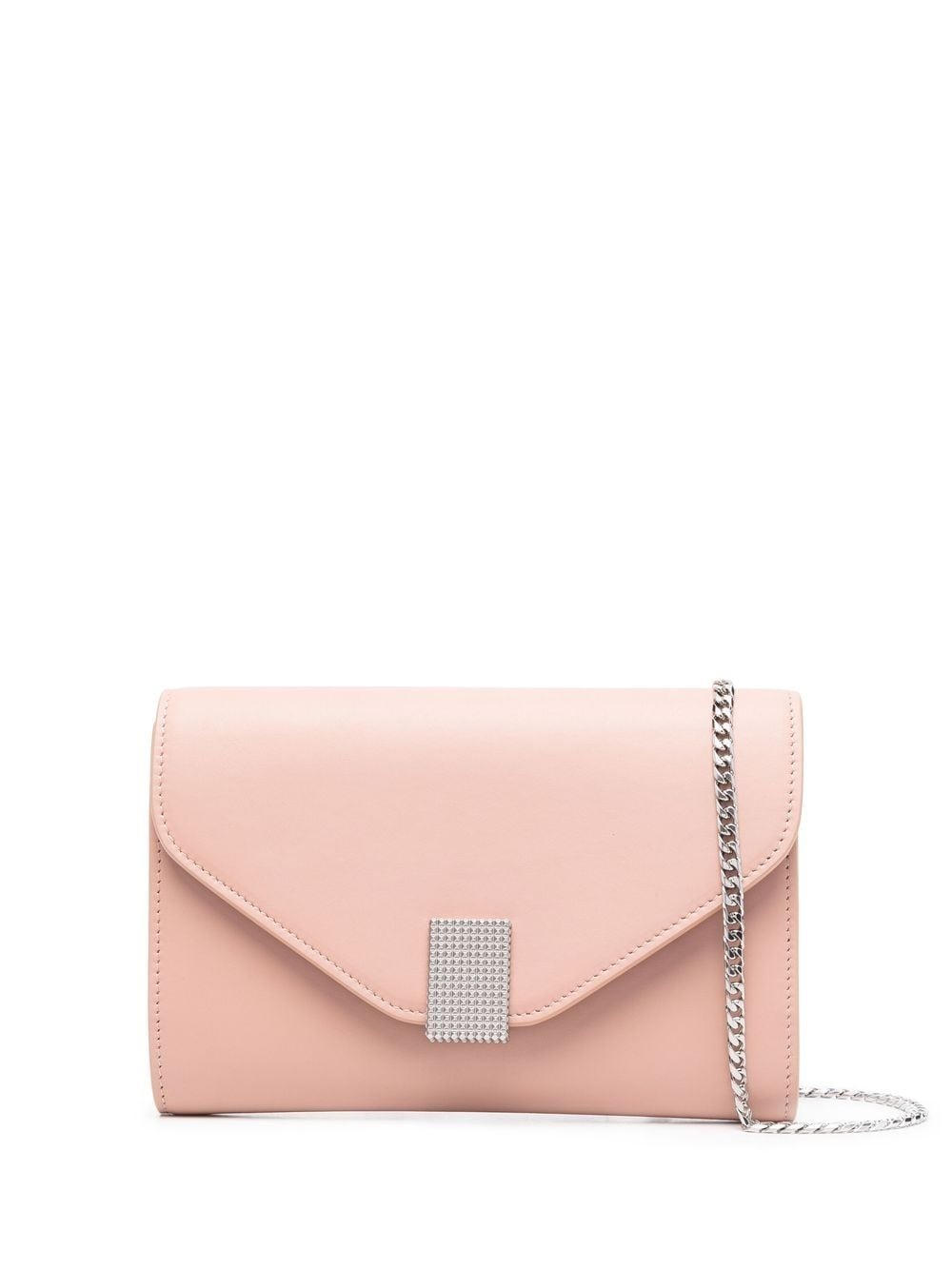 polished-finish crossbody bag - 1