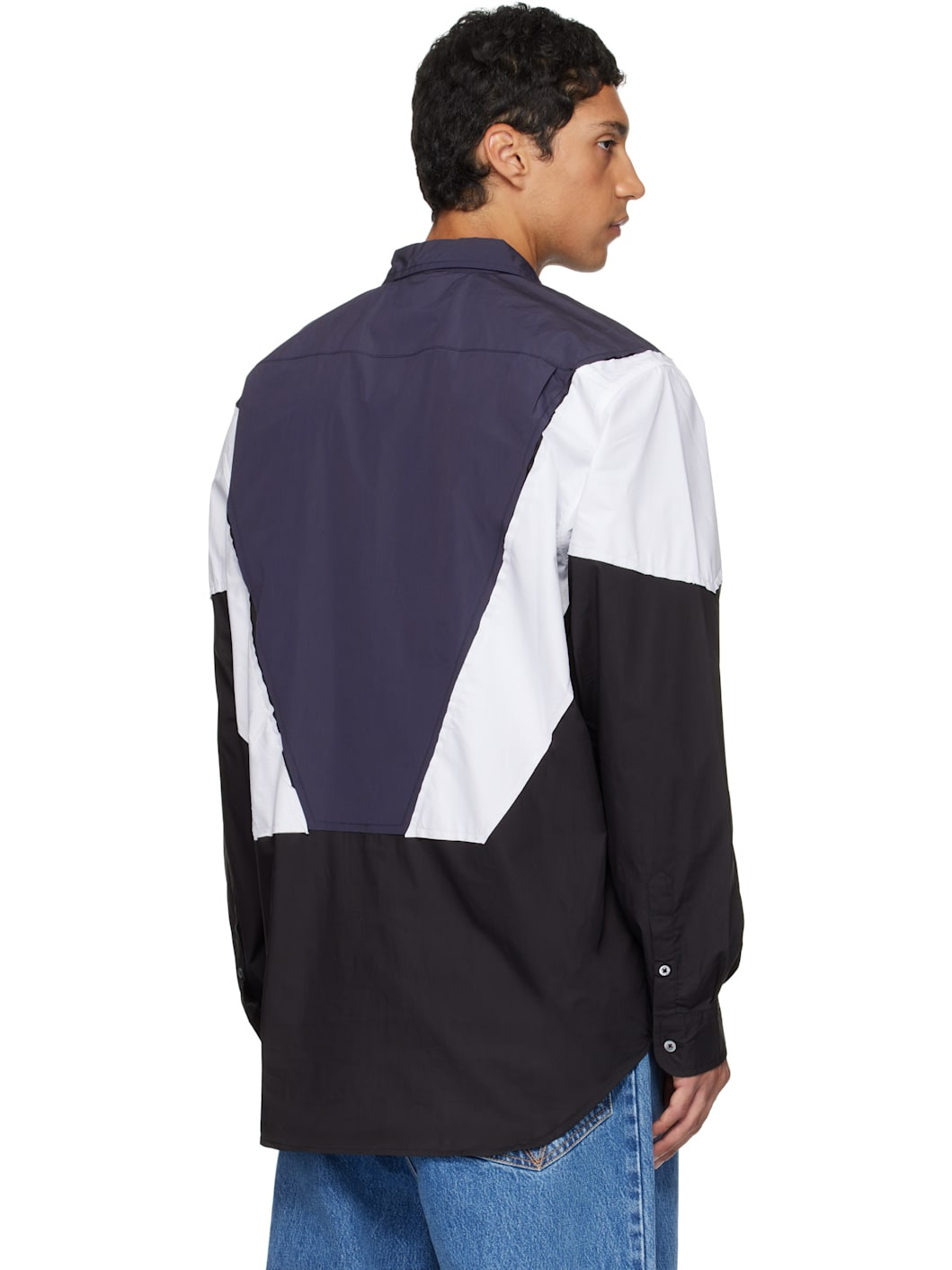 Navy & Black Tracksuit Shirt - 3