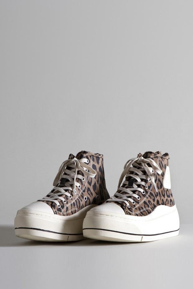 KURT HIGH TOP SNEAKER - LEOPARD - 1