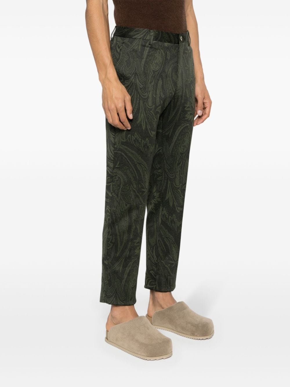 tapered-leg chino trousers - 3