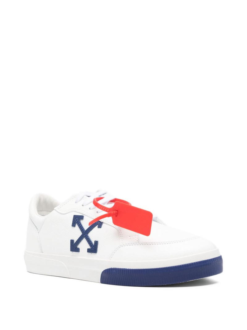 Off-White arrow-logo leather sneakers outlook
