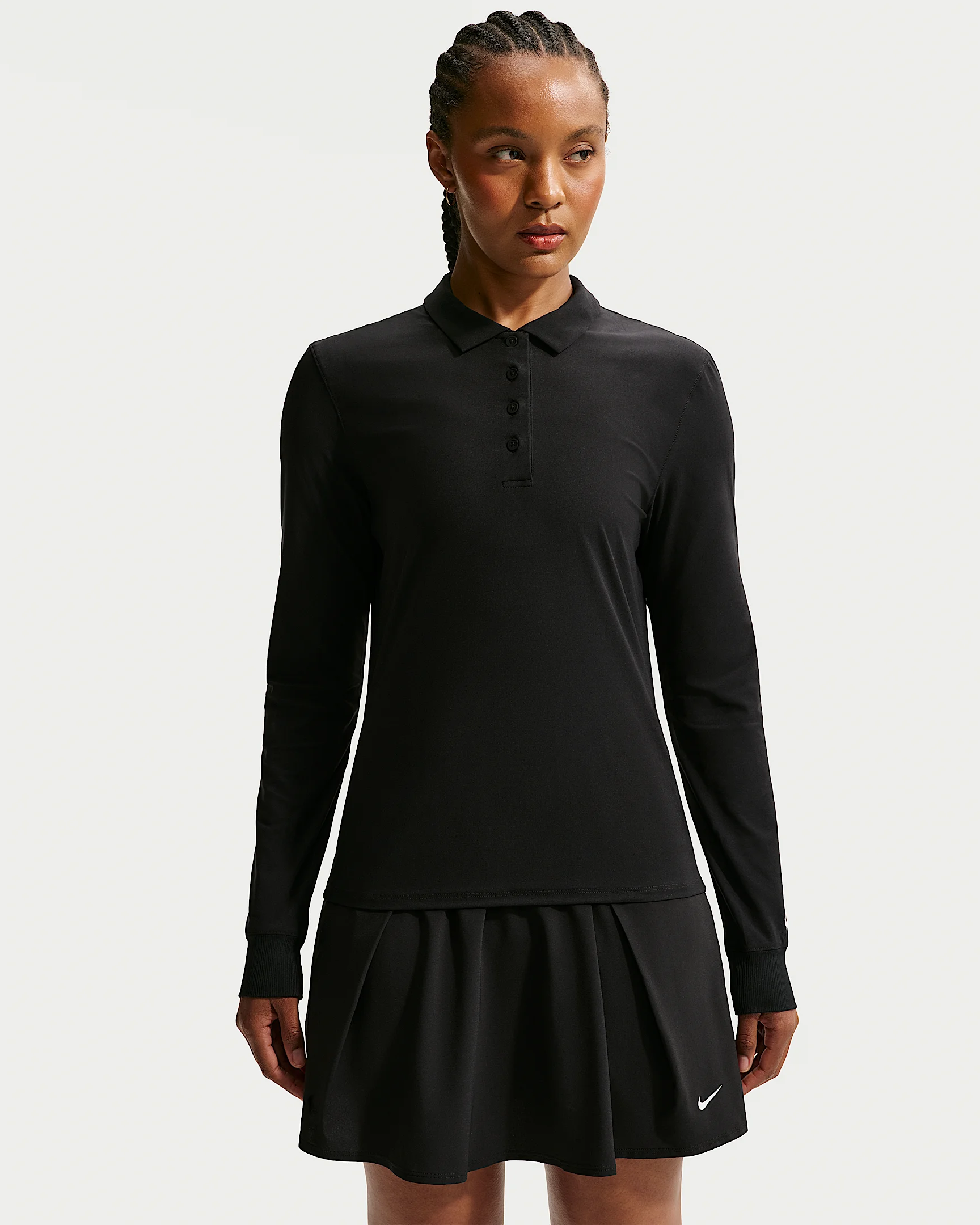 Nike Victory Women's Dri-FIT Long-Sleeve Polo - 1