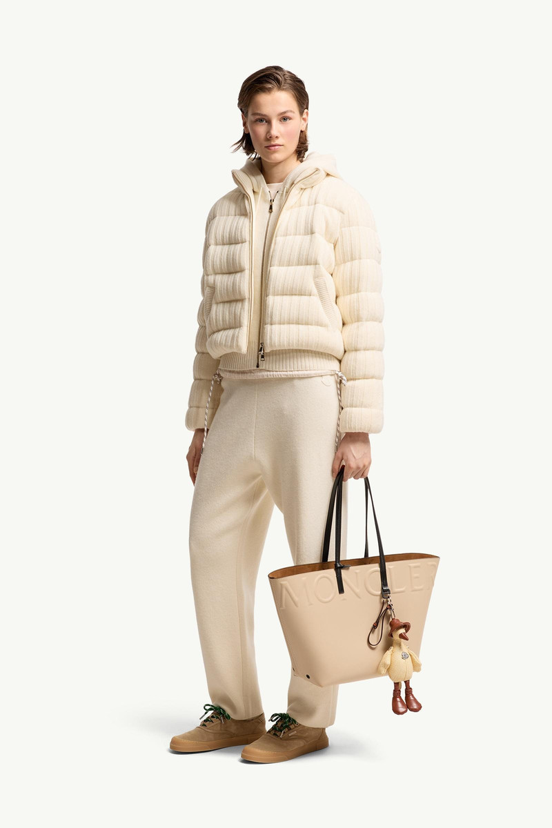 Moncler Wool & Cashmere Blend Padded Cardigan outlook