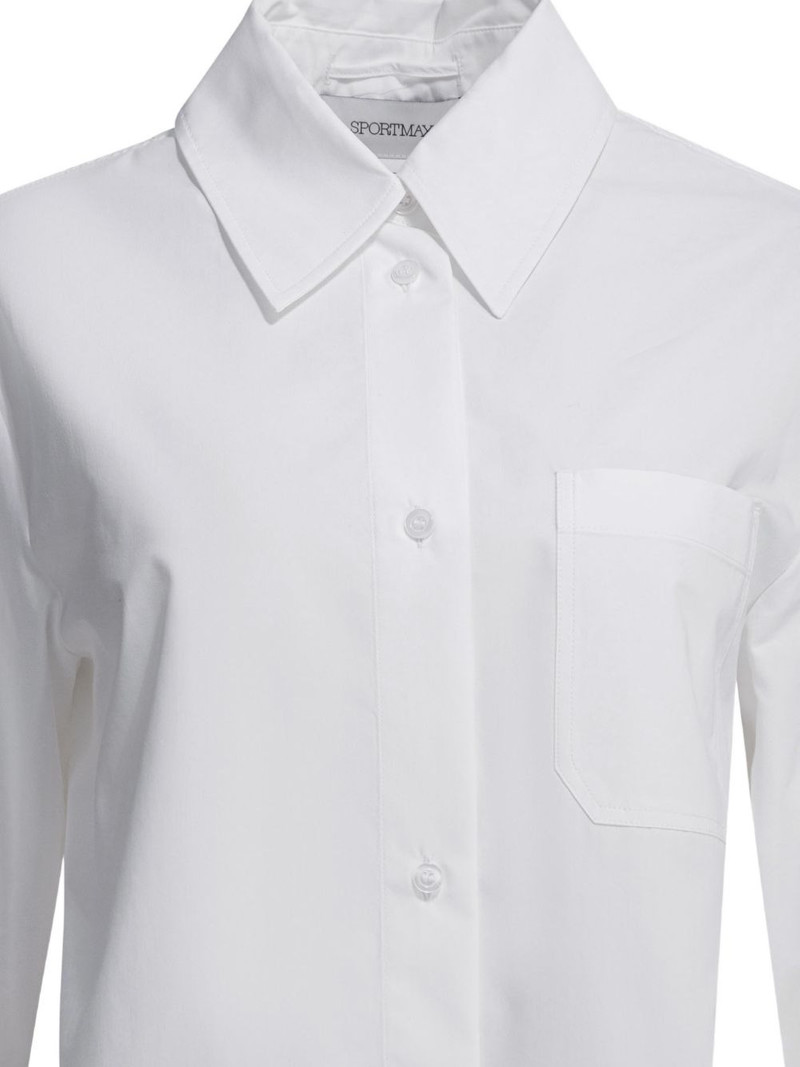 pleated-back chest-pocket shirt 3