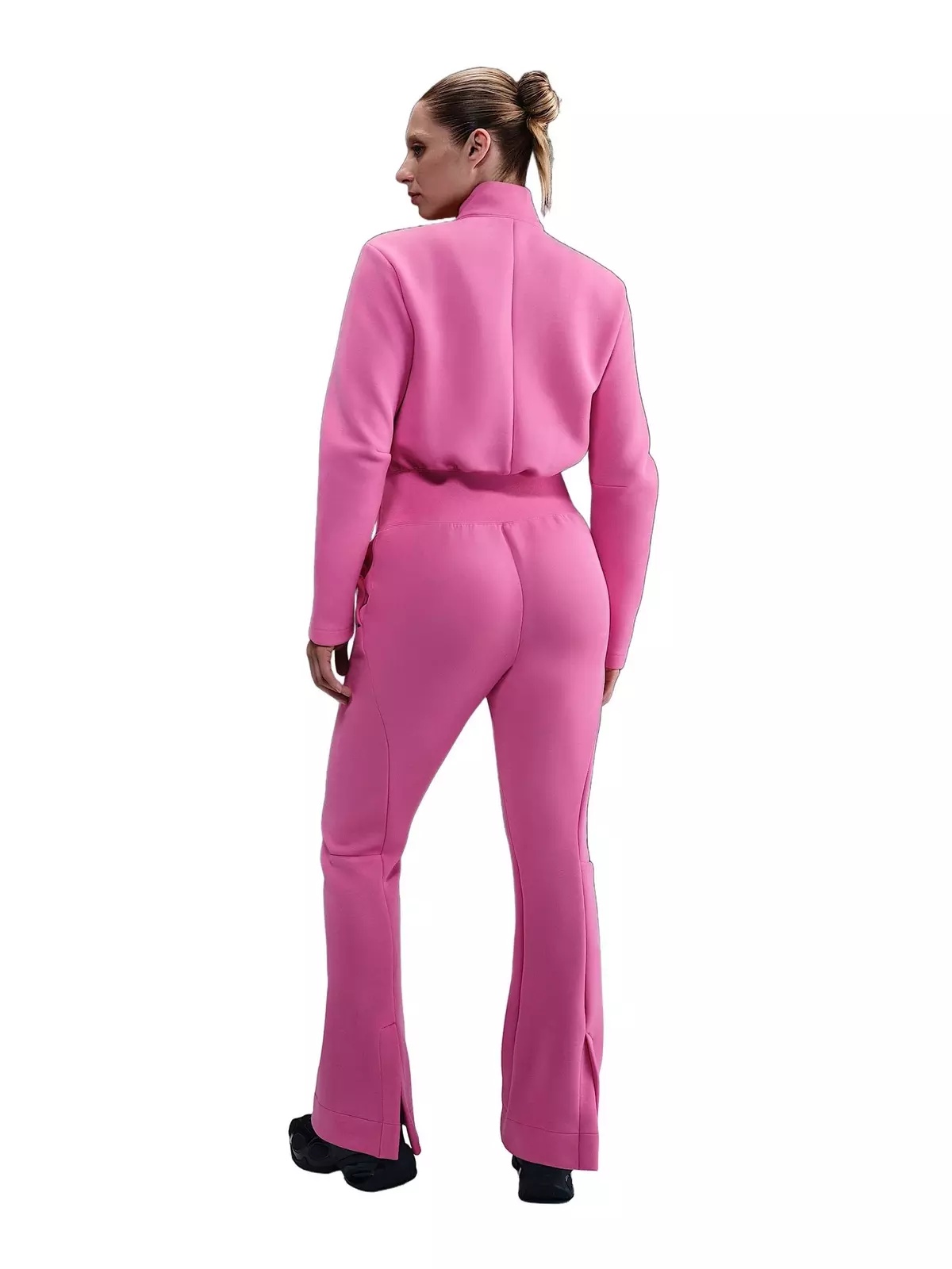 Women's Sportswear Tech Fleece Jumpsuit -Pink/Black - 2