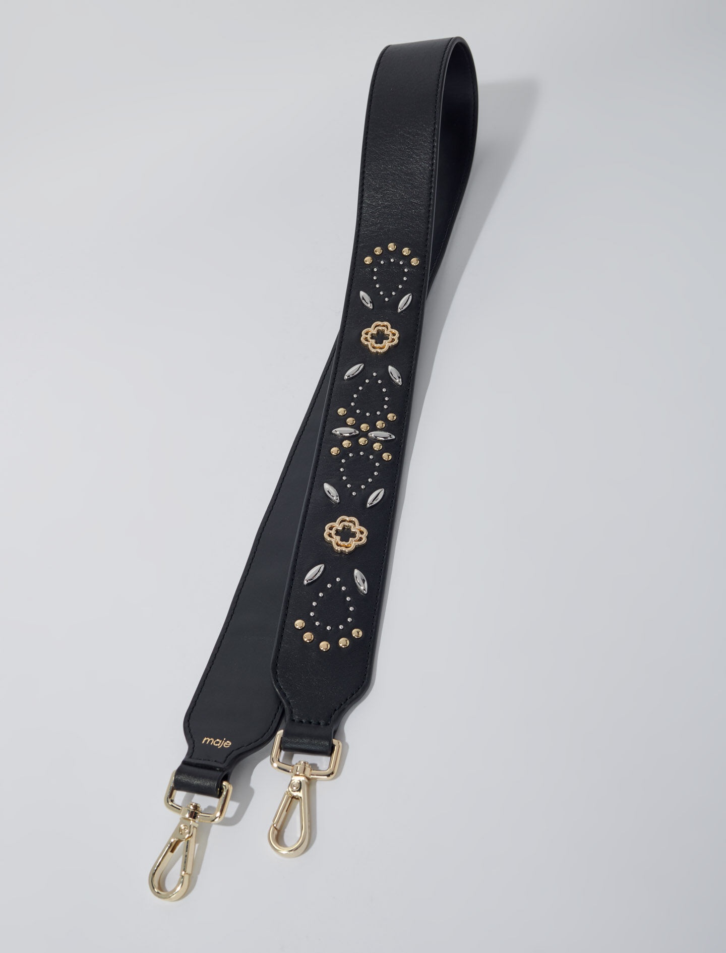 Studded leather strap - 3
