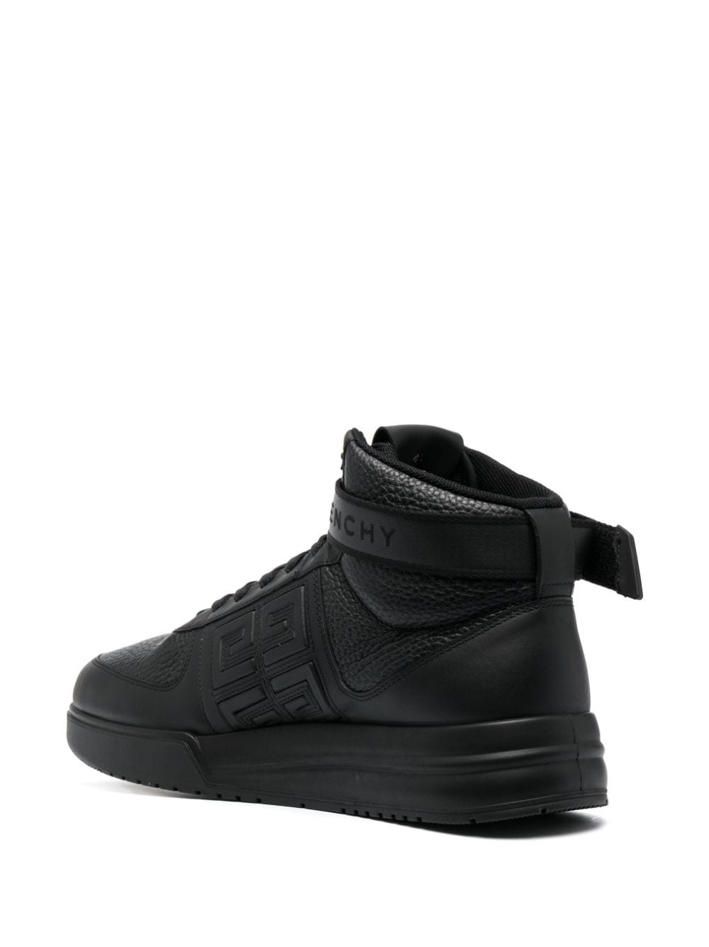 G4 logo-patch hi-top sneakers - 3