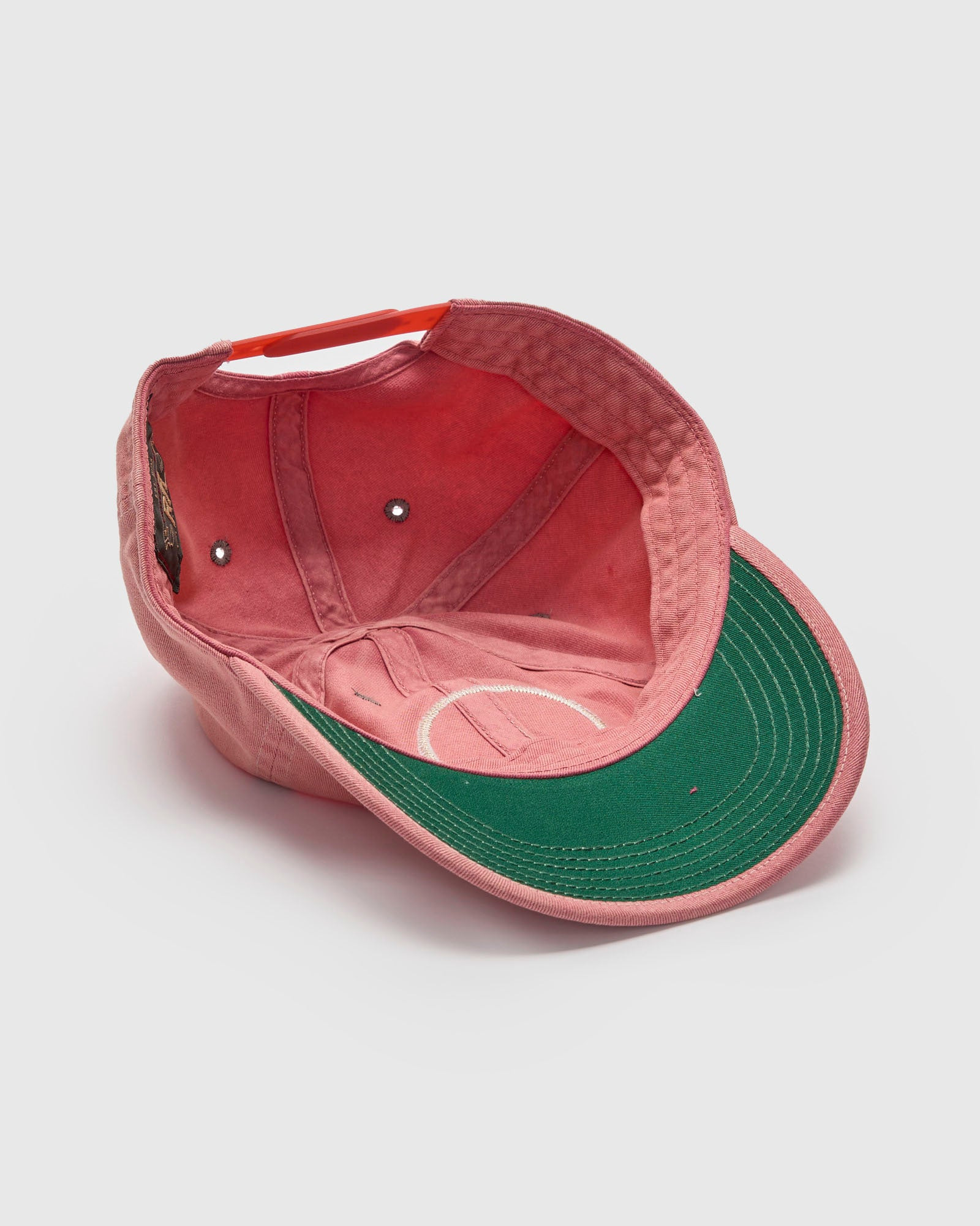 Twill Baseball Cap in Faded Red - 4