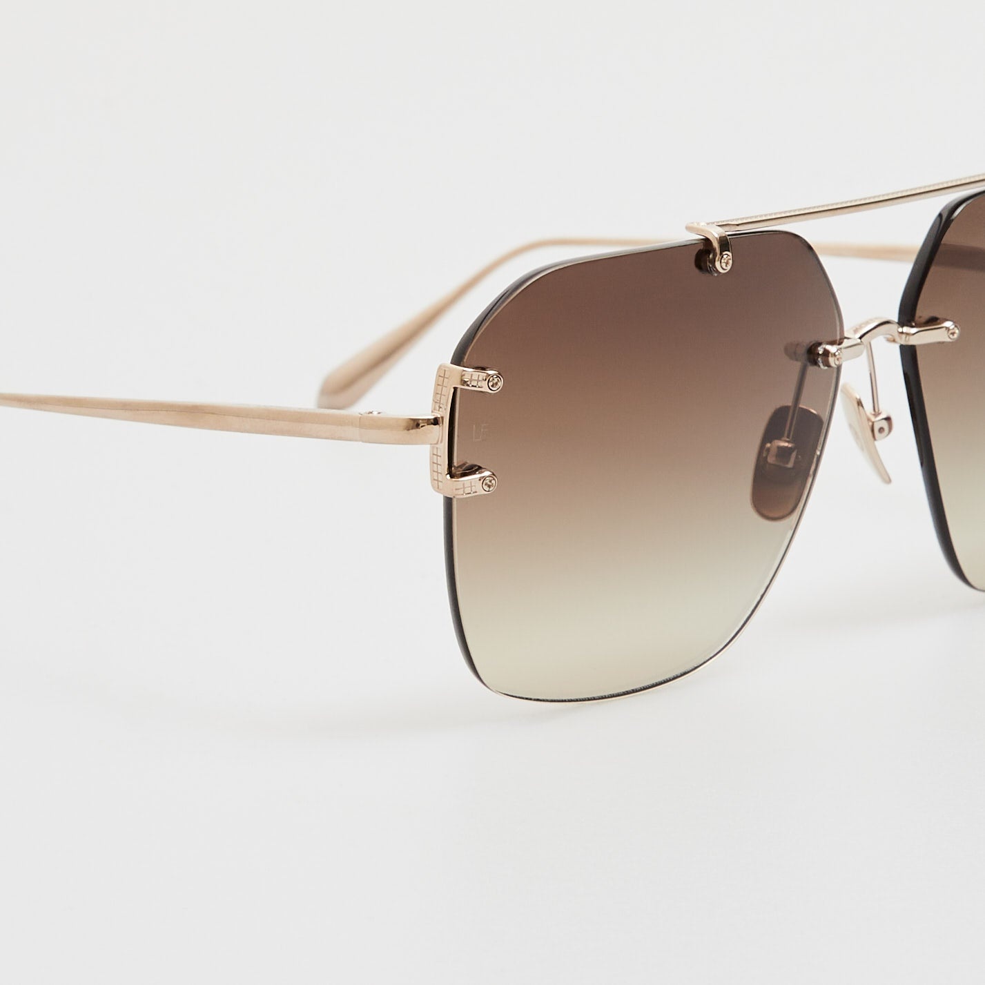 Reyner Sunglasses in Light Gold - 7