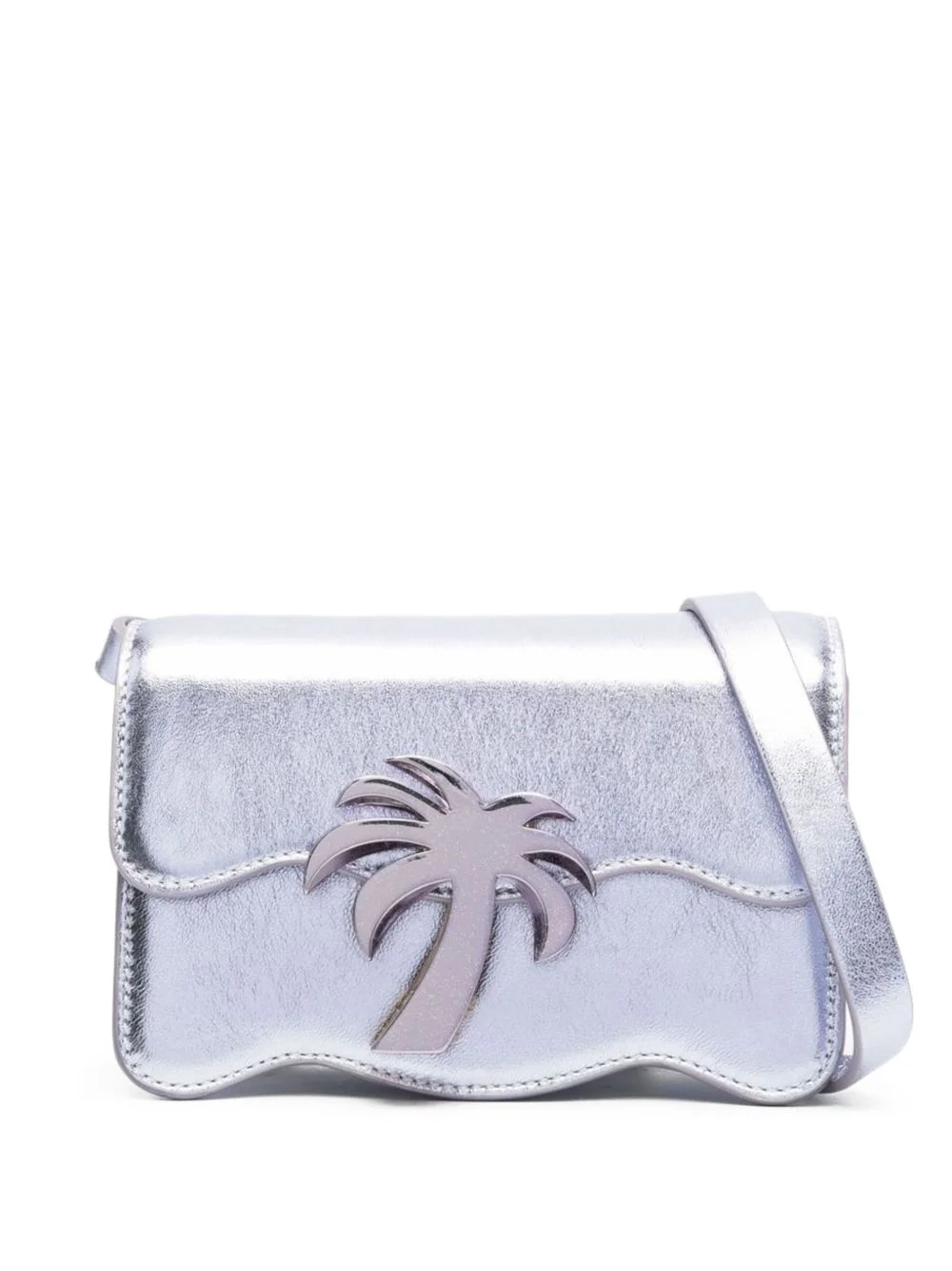 Palm Beach metallic-effect shoulder bag - 1