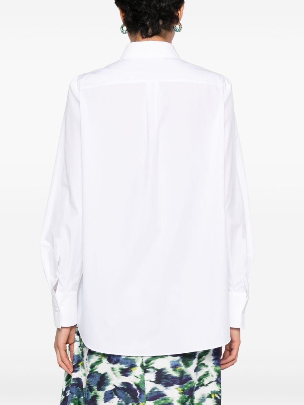bow-detailed shirt - 4