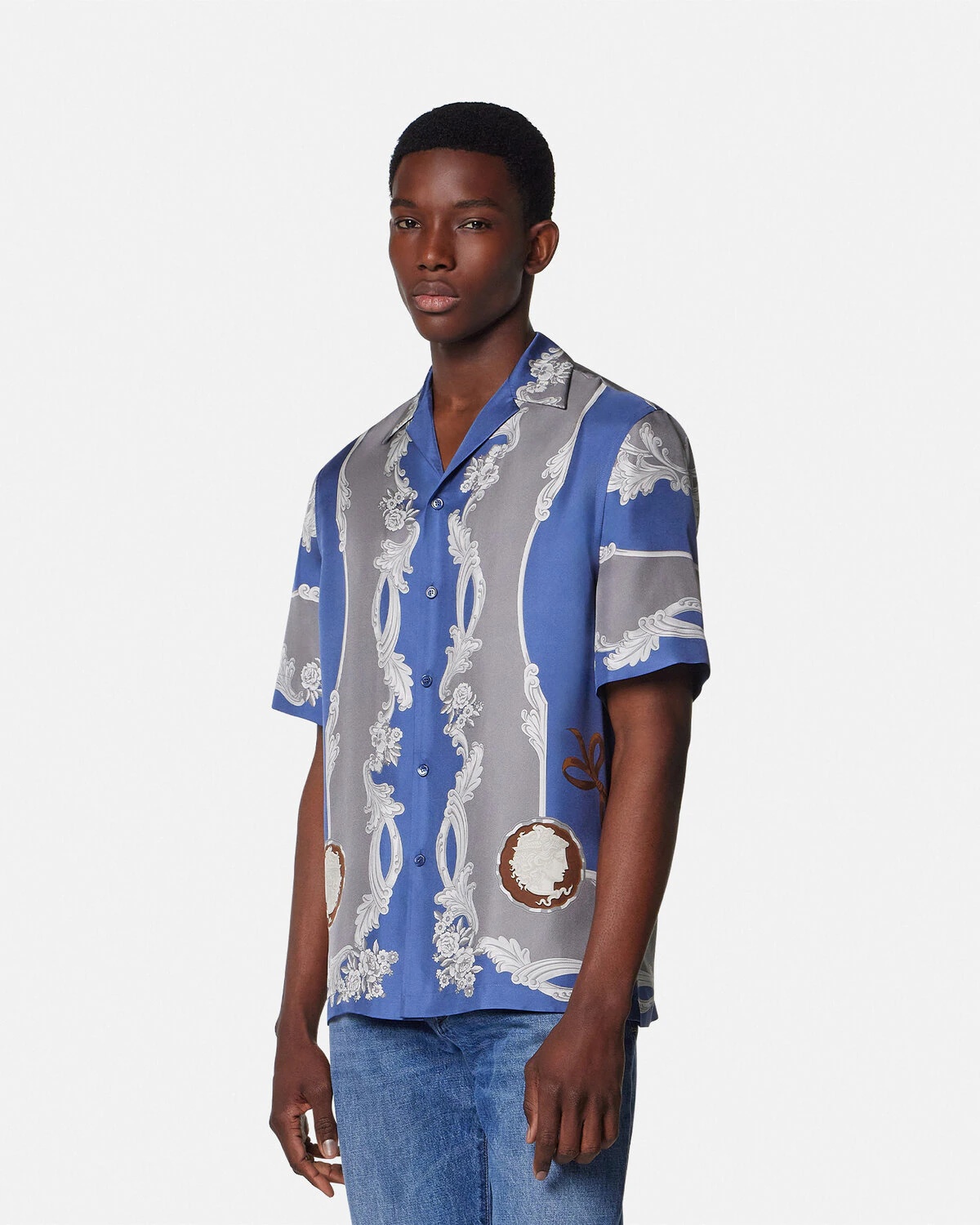 Cameo Silk Shirt - 4