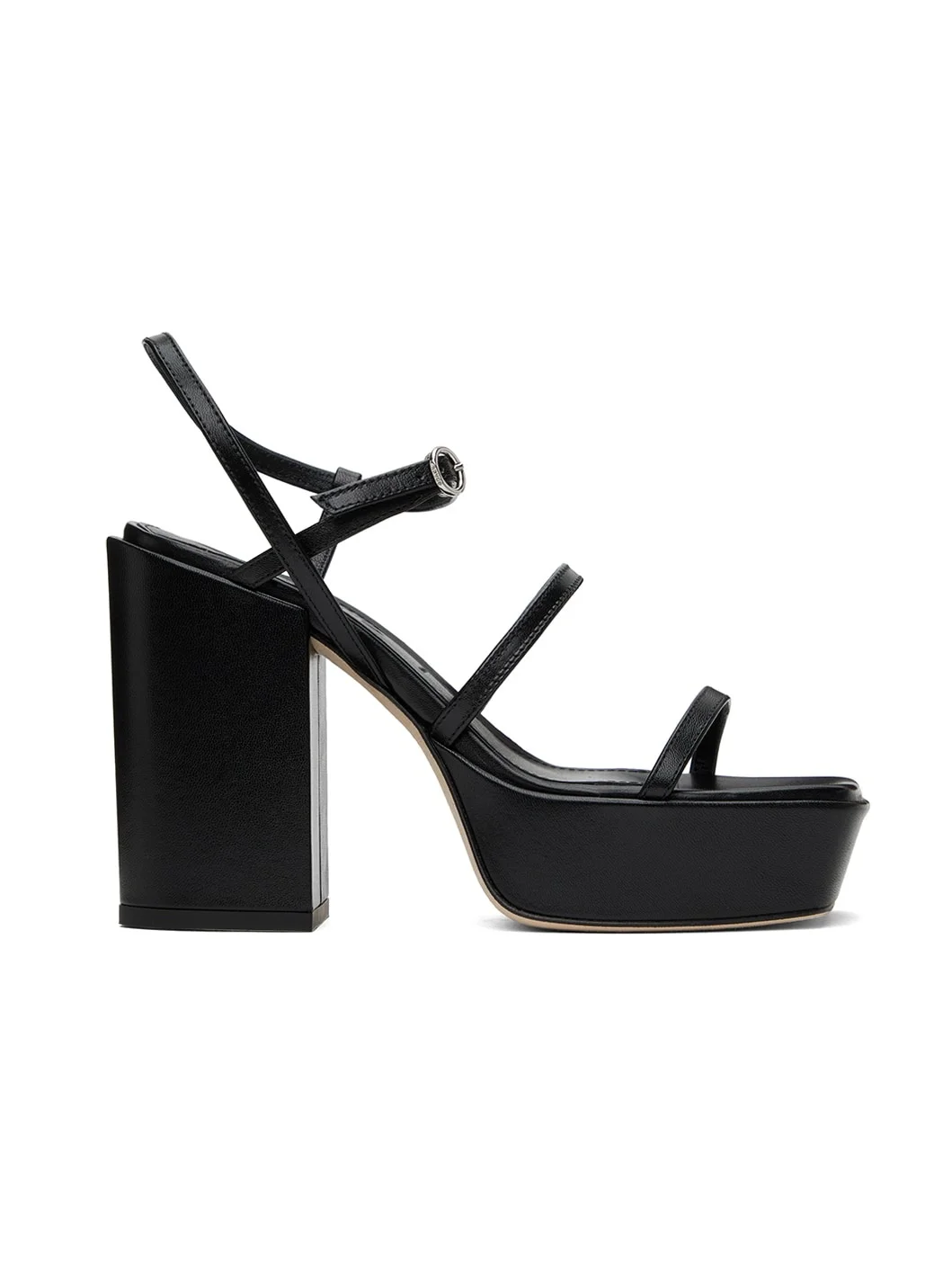 Black Katalin Heeled Sandals - 1