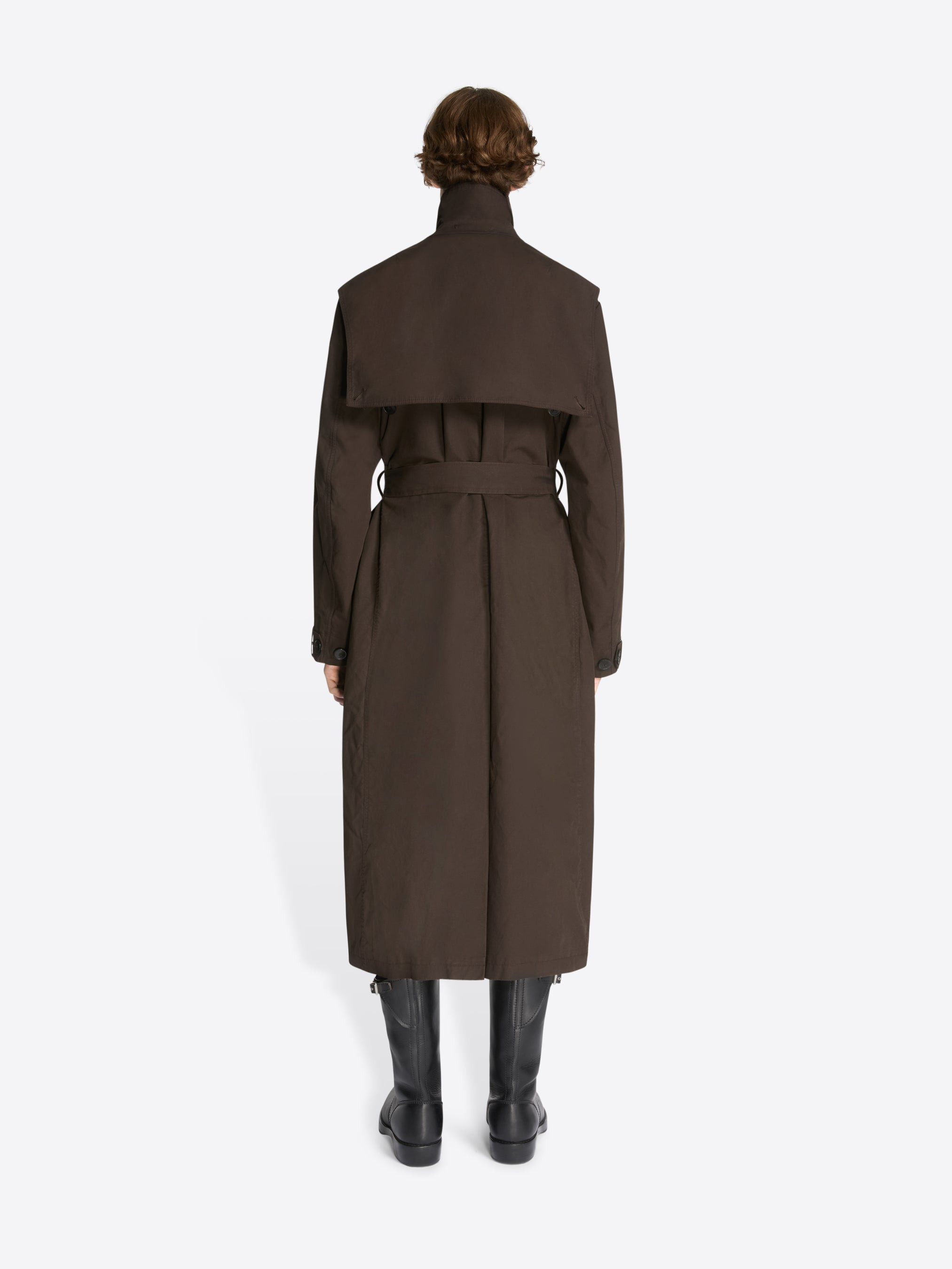 OVERDYED TRENCH COAT - 4