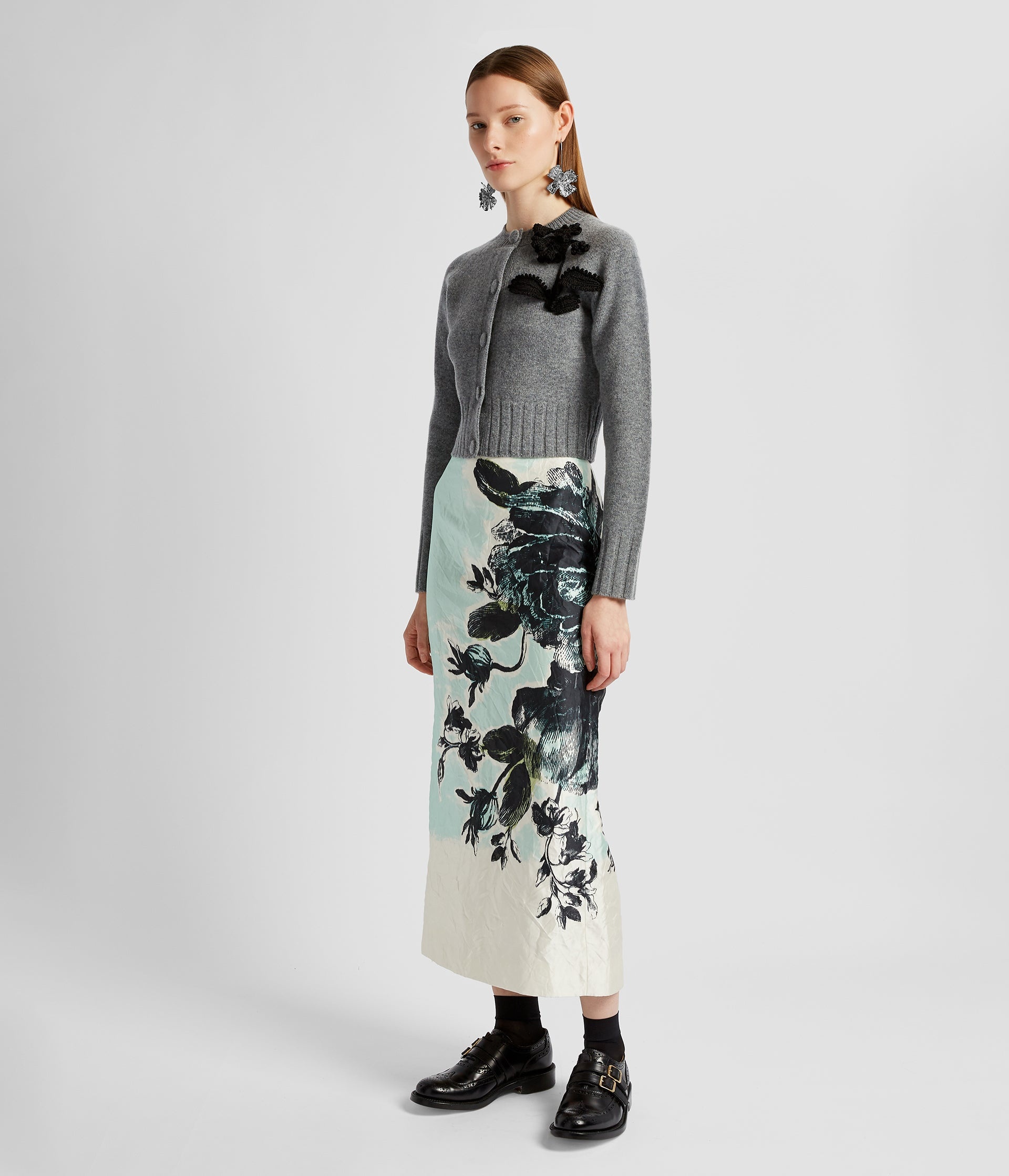 PENCIL MIDI SKIRT - 4
