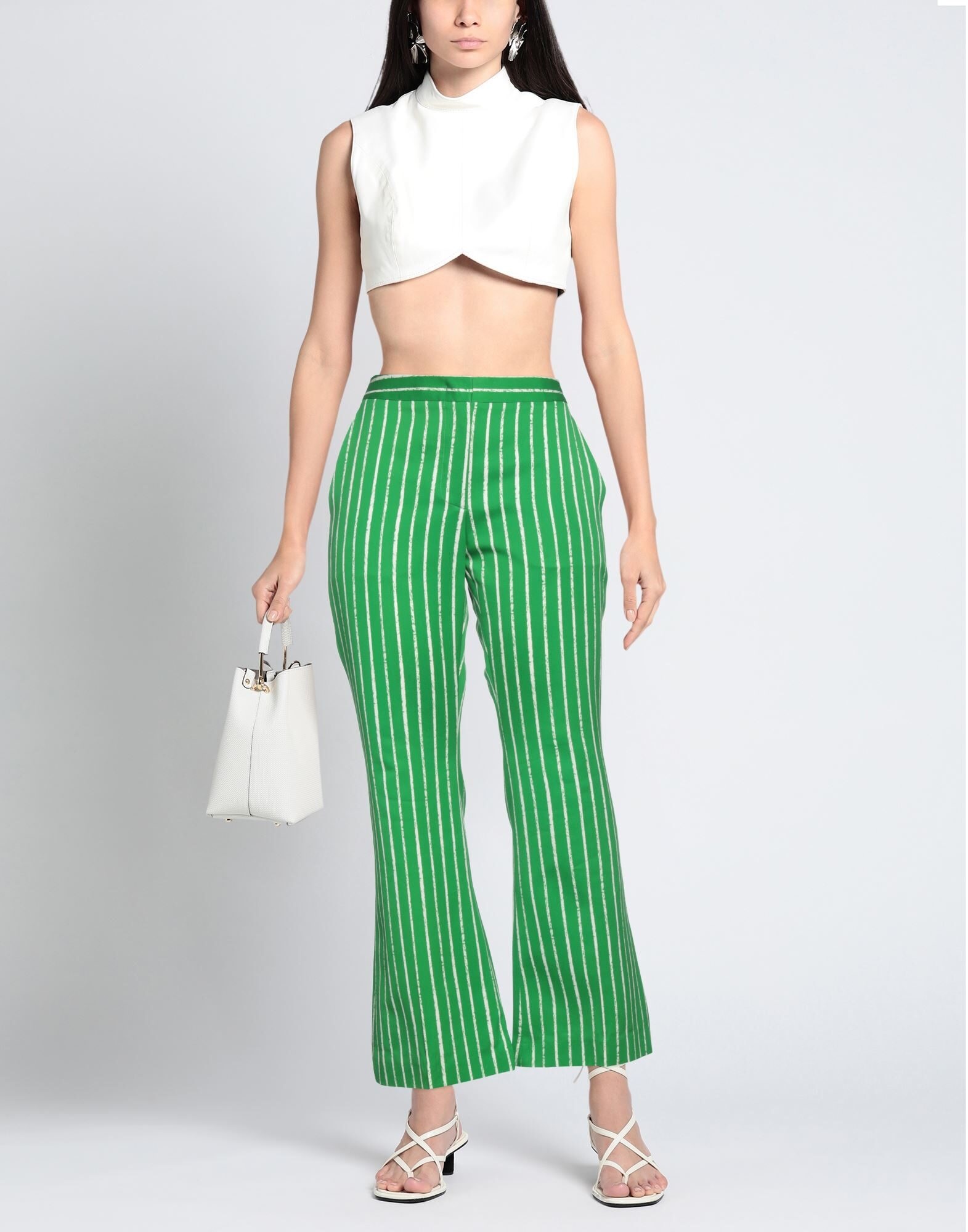 Emerald green Women's Casual Pants - 2