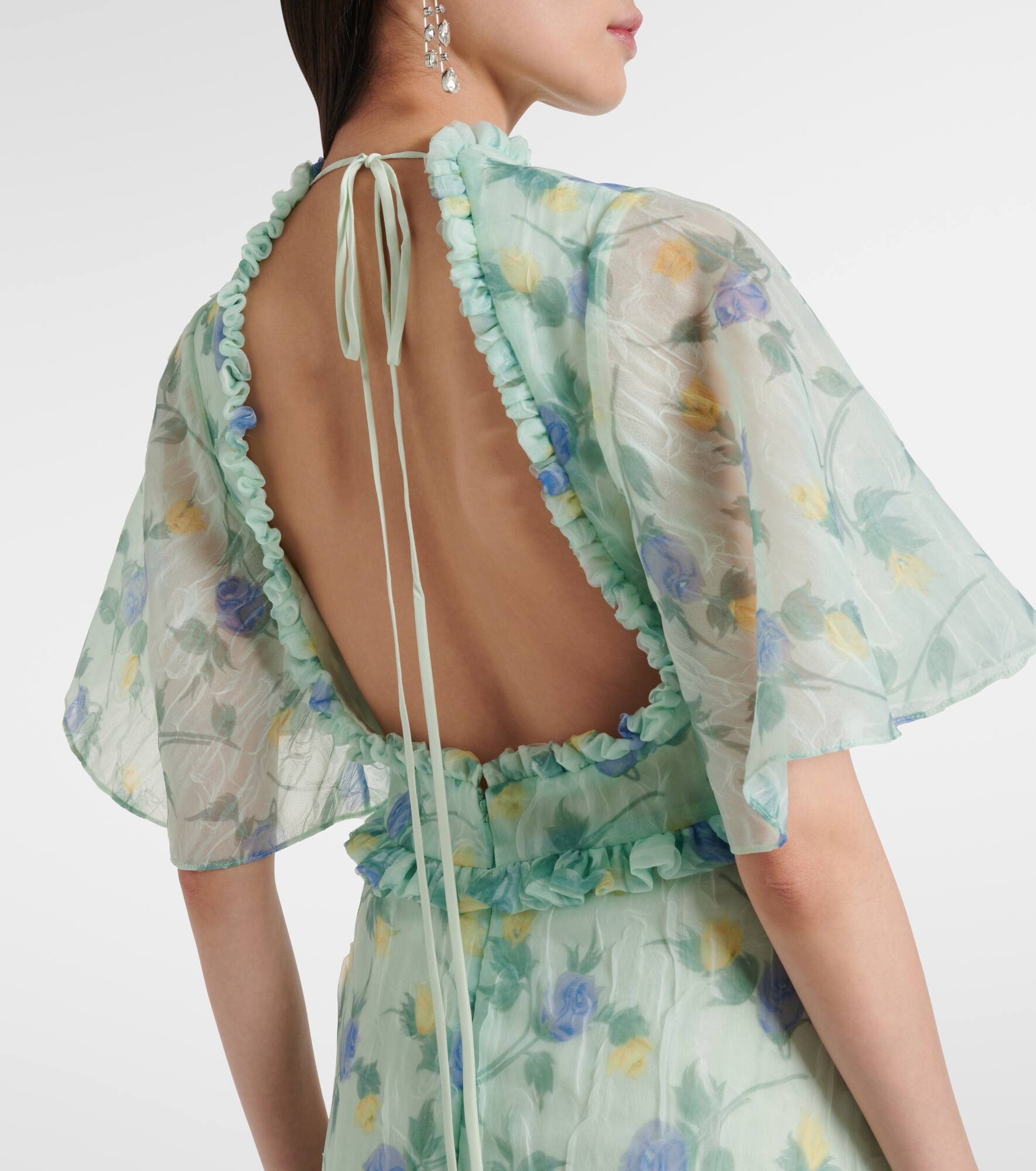 Heather floral organza gown - 5