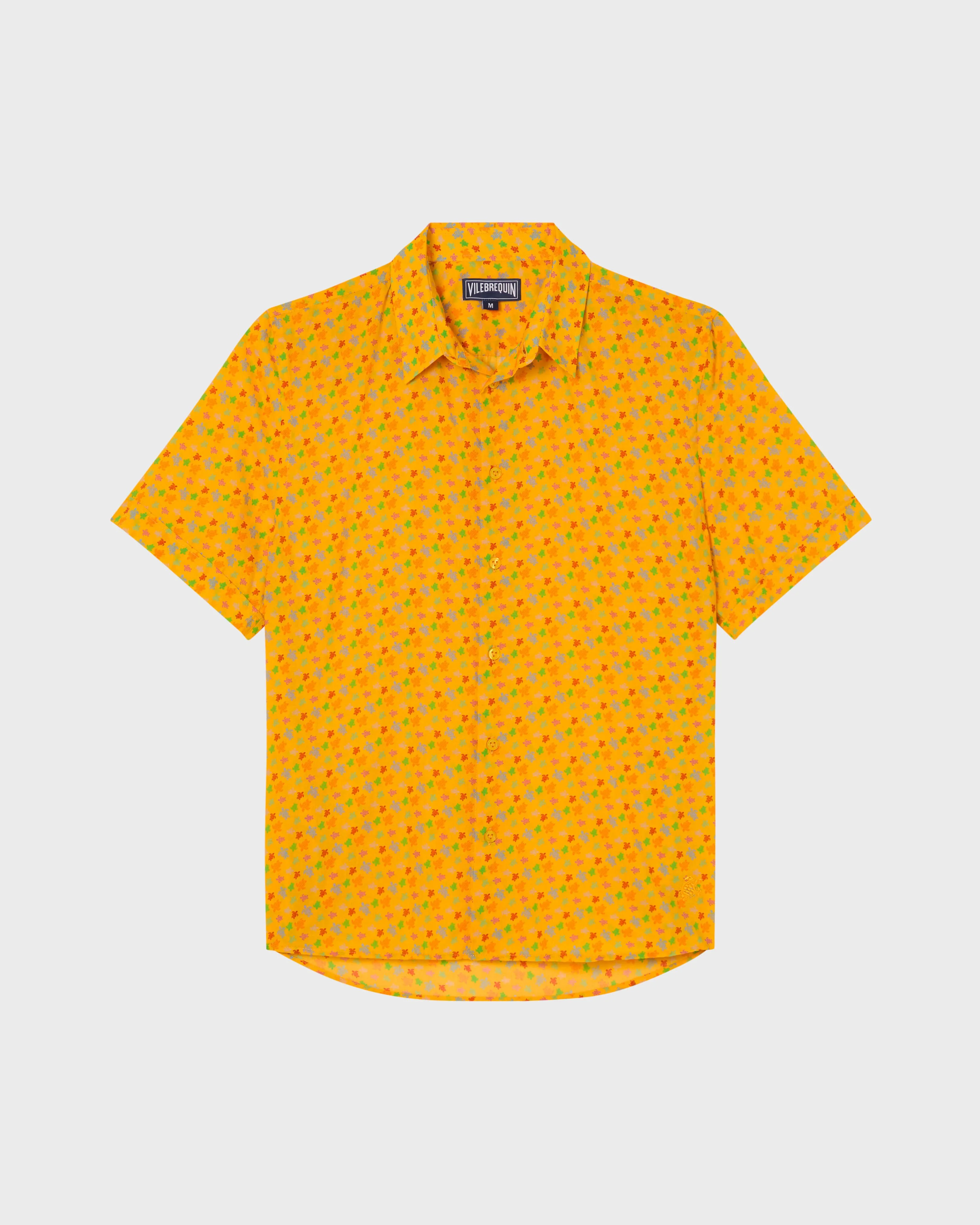 MEN COTTON VOILE SHIRT MICRO RONDE DES TORTUES - 1