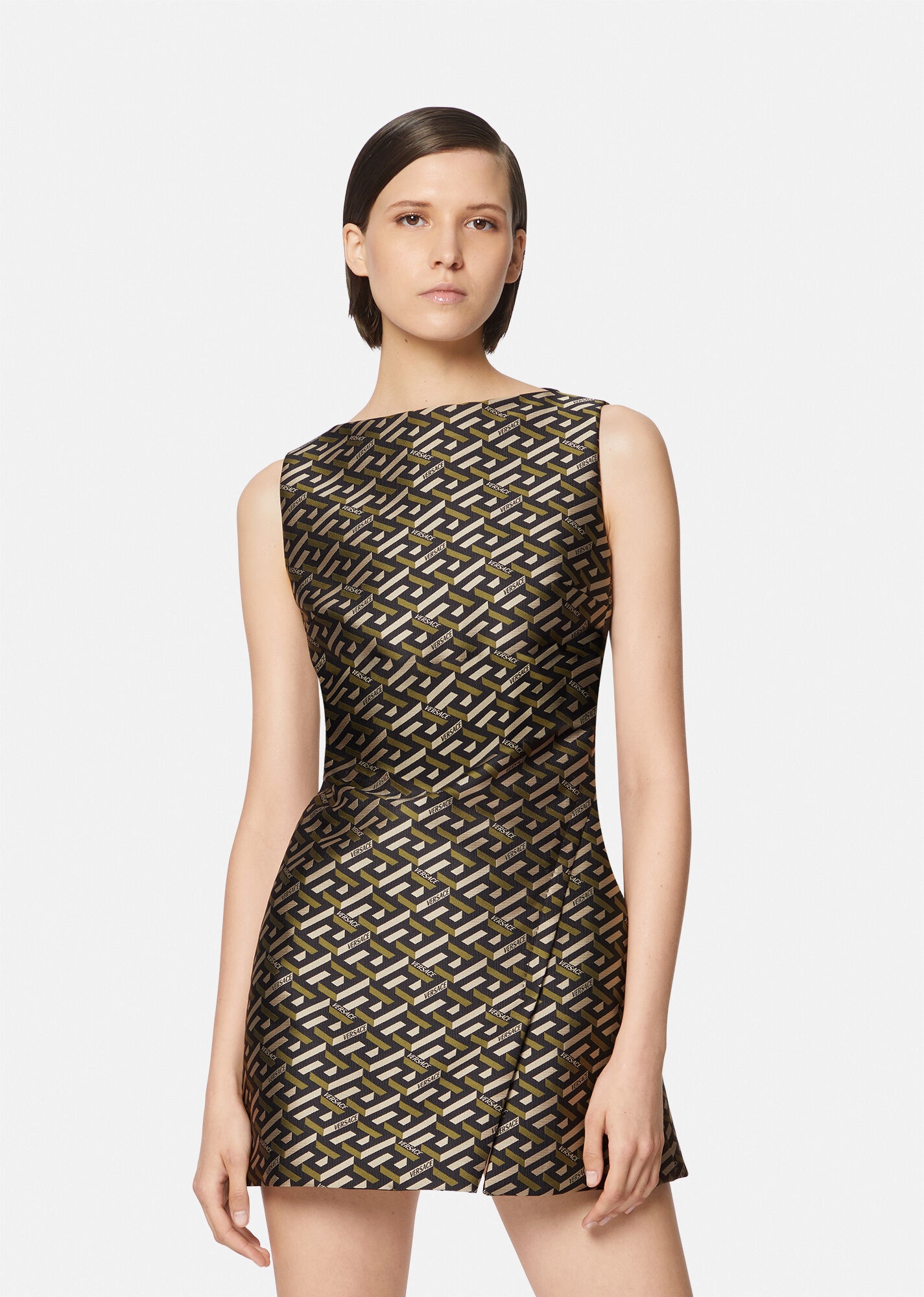 La Greca Jacquard Dress - 2