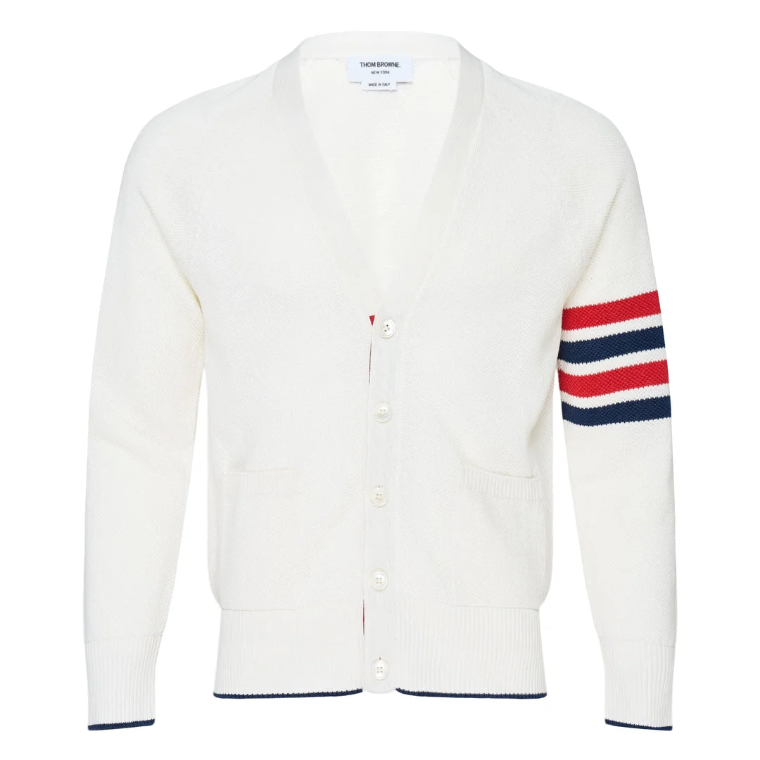 Tuck Stitch Relaxed Cardigan - 1