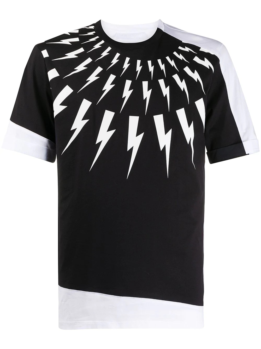 split bolt T-shirt - 1