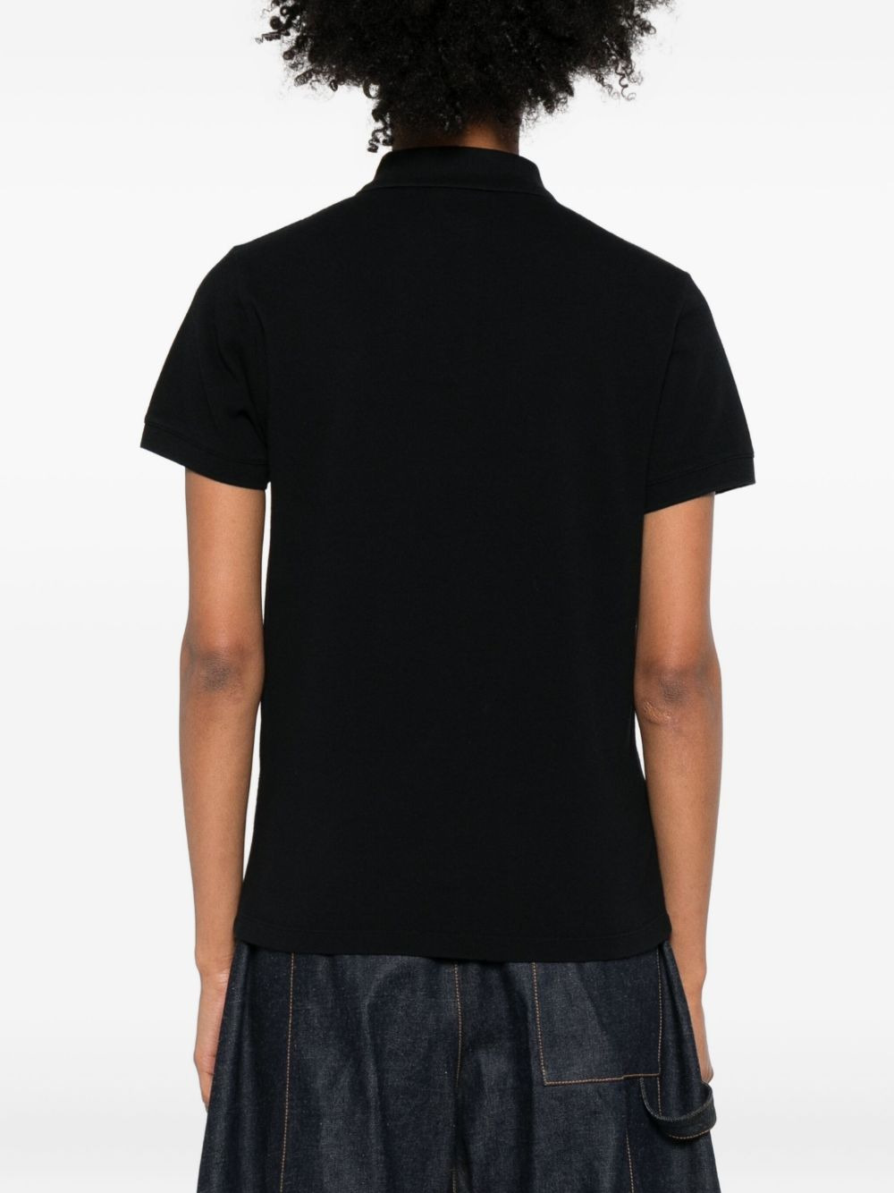 fox-embroidered polo shirt - 4